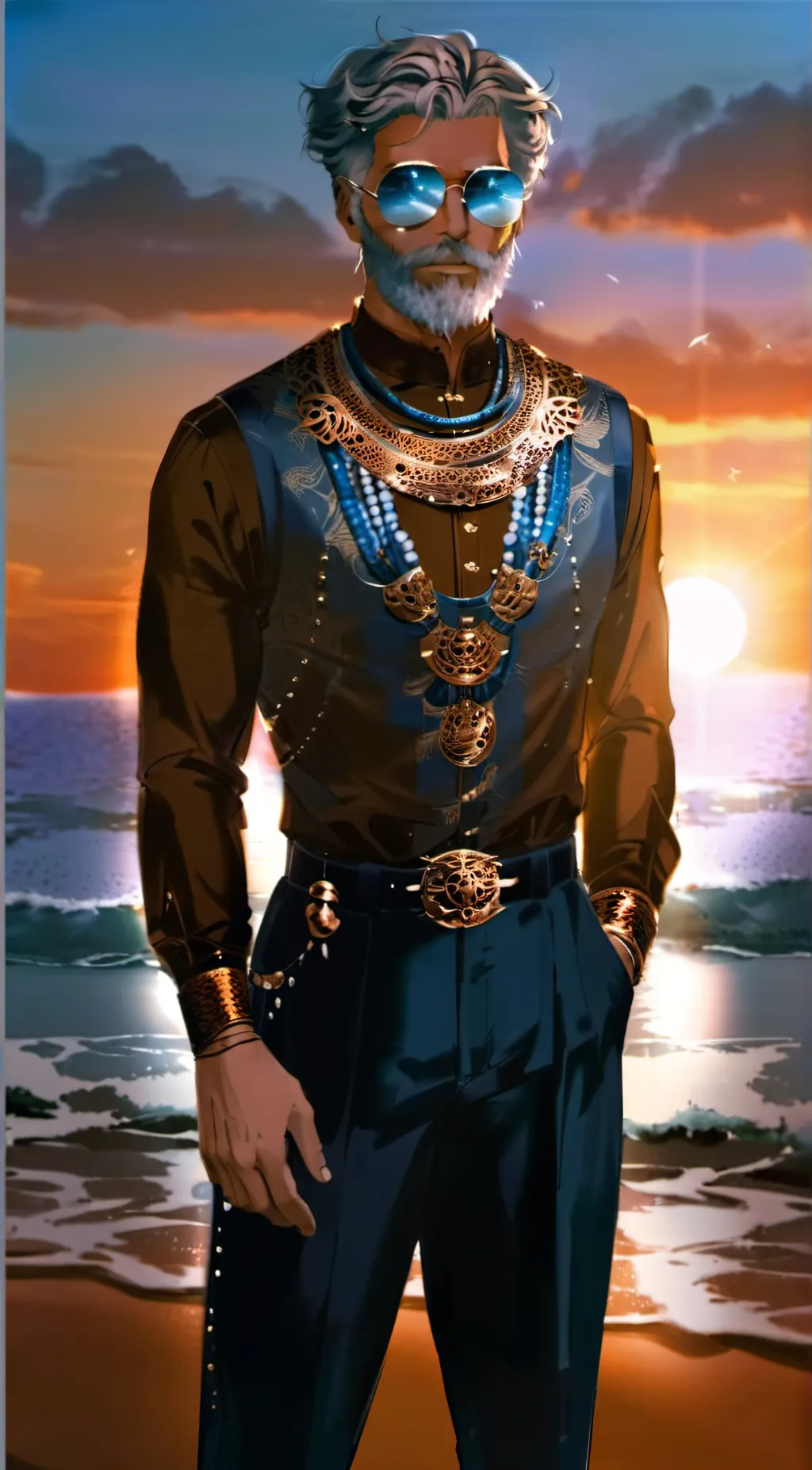 ai character: Oliver background