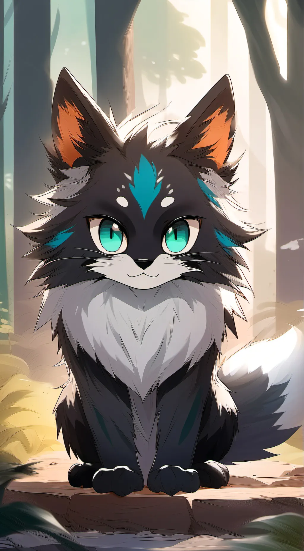 ai character: Luna (itty bitty) background