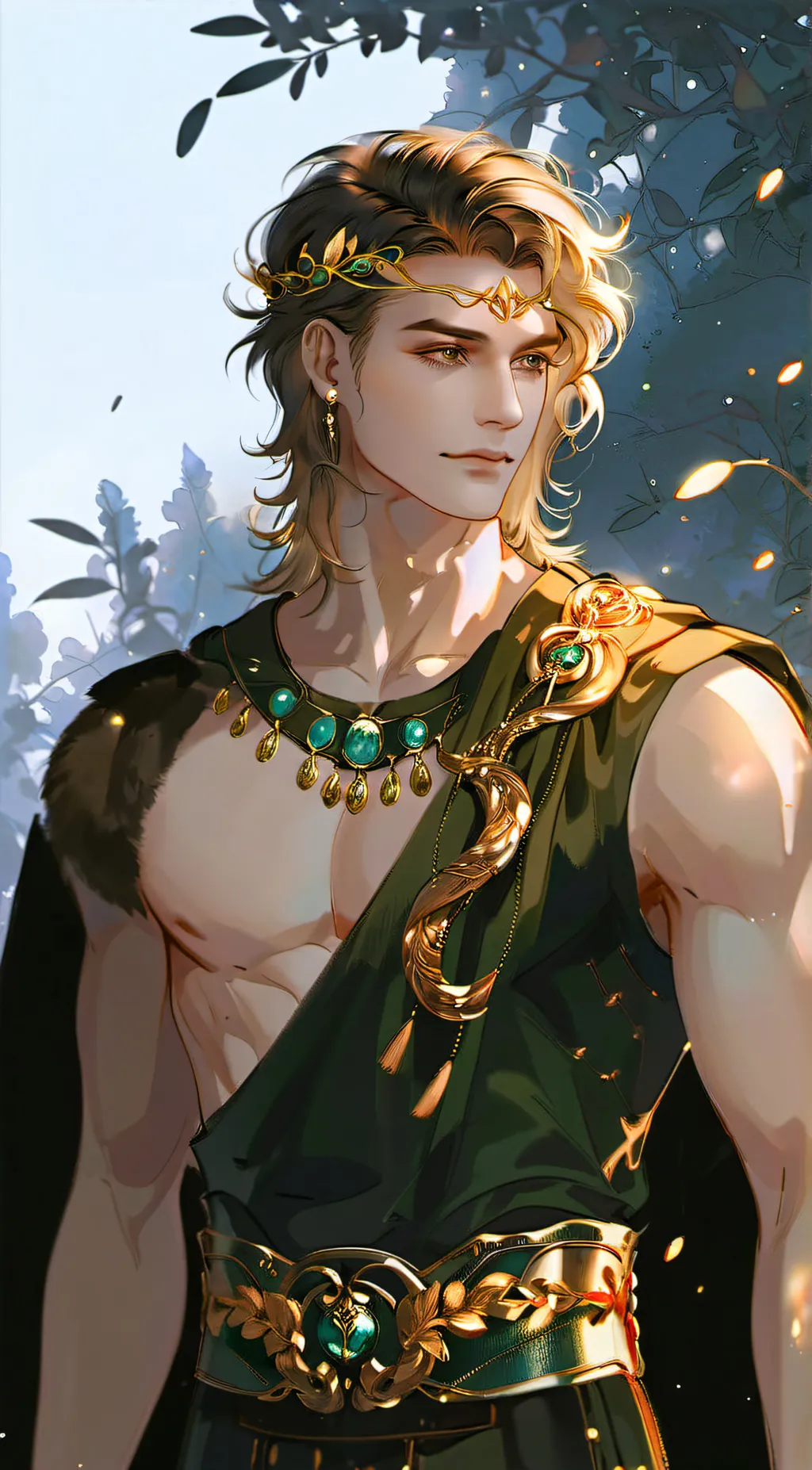 ai character: Achilles background