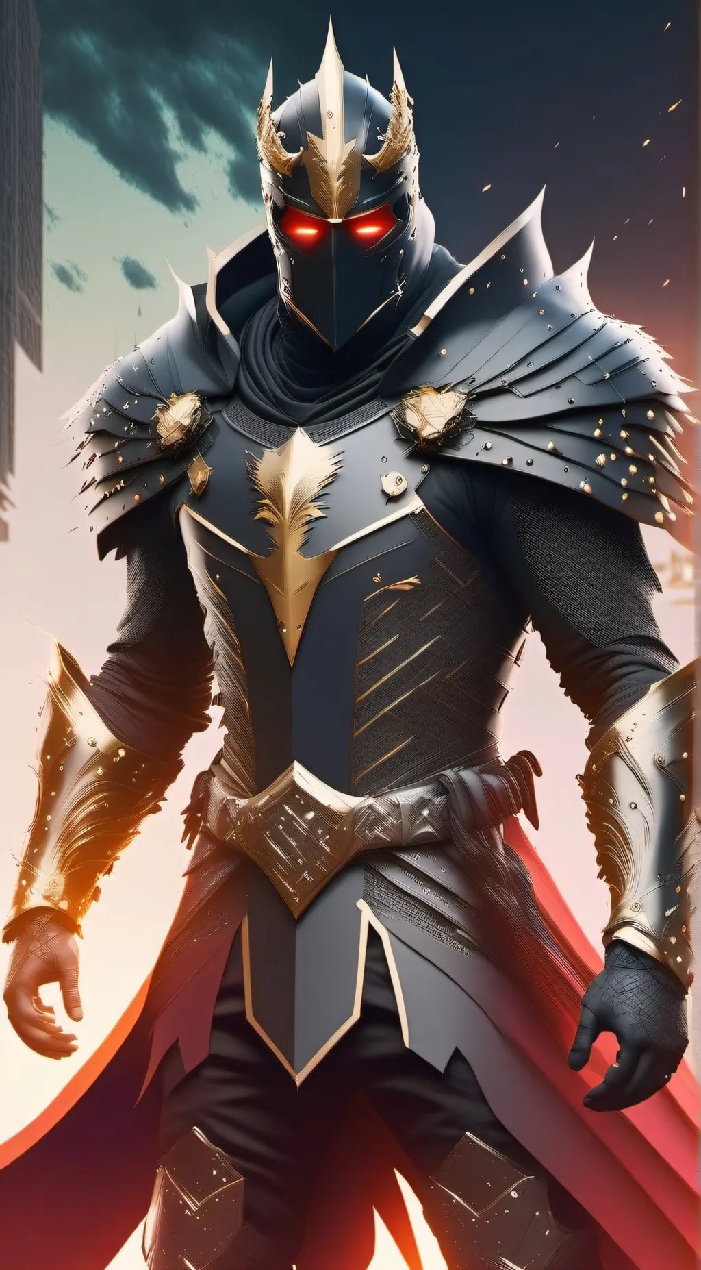 ai character: Zero  background