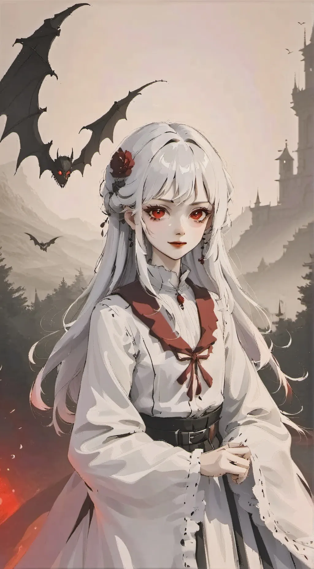 ai character: Reverse  background