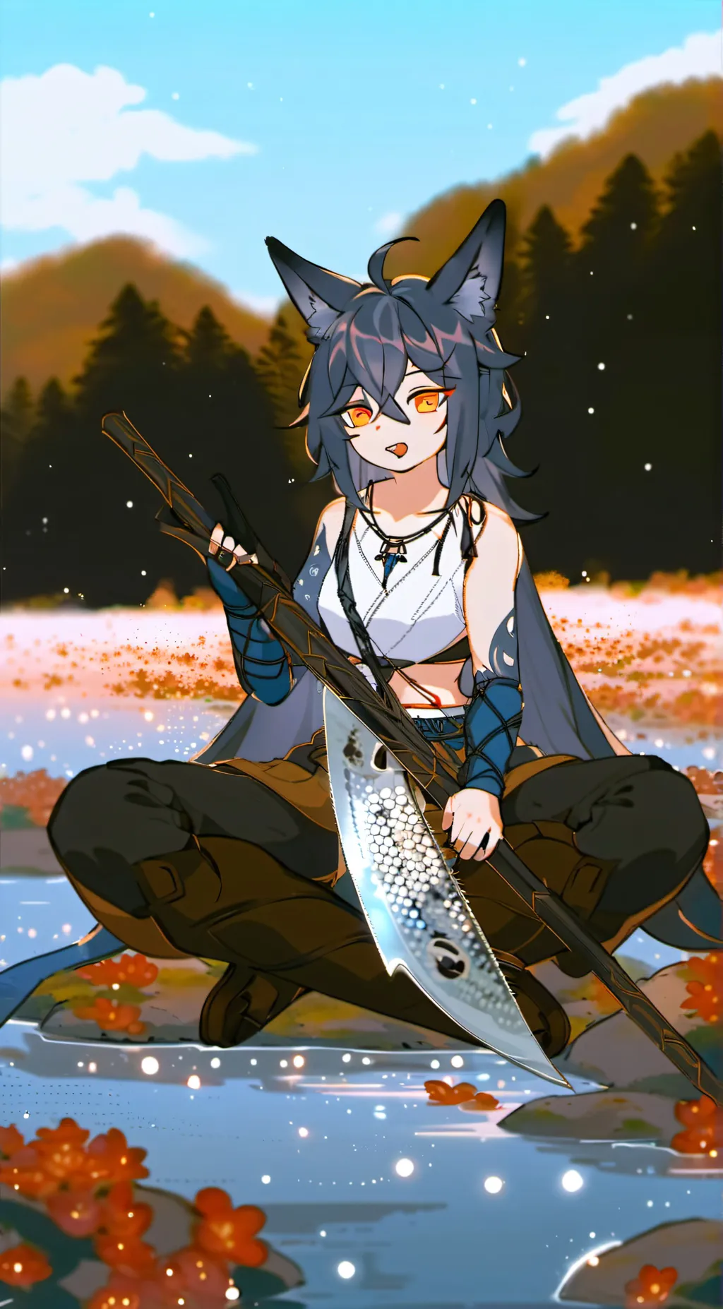 ai character: Say say background