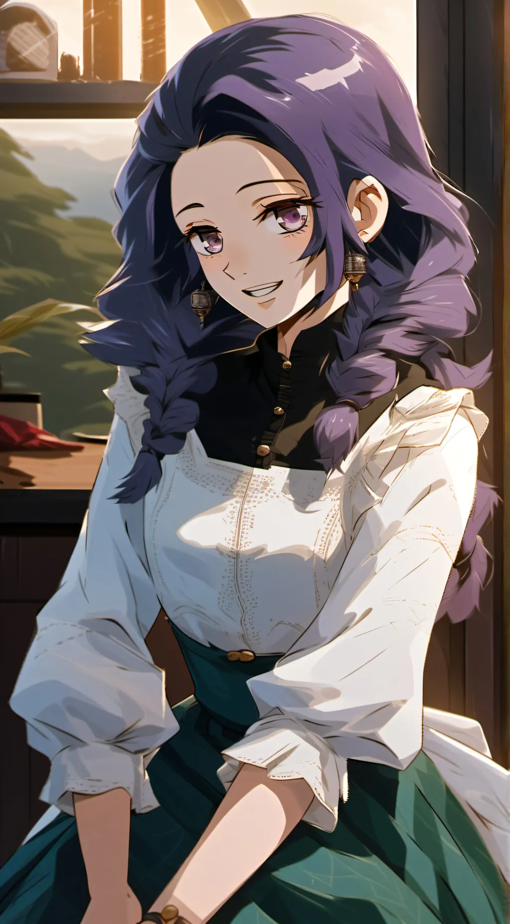 ai character: shinobu kocho background