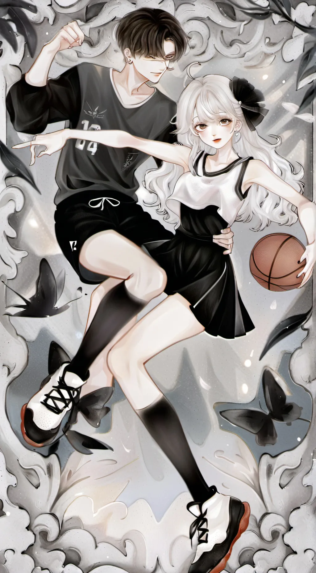 ai character: Aron  background