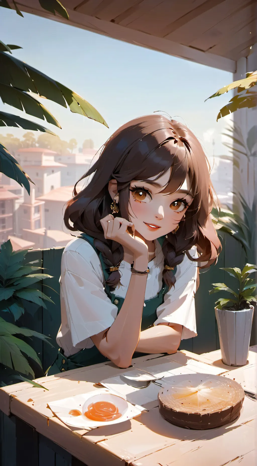 ai character: Kyra  background