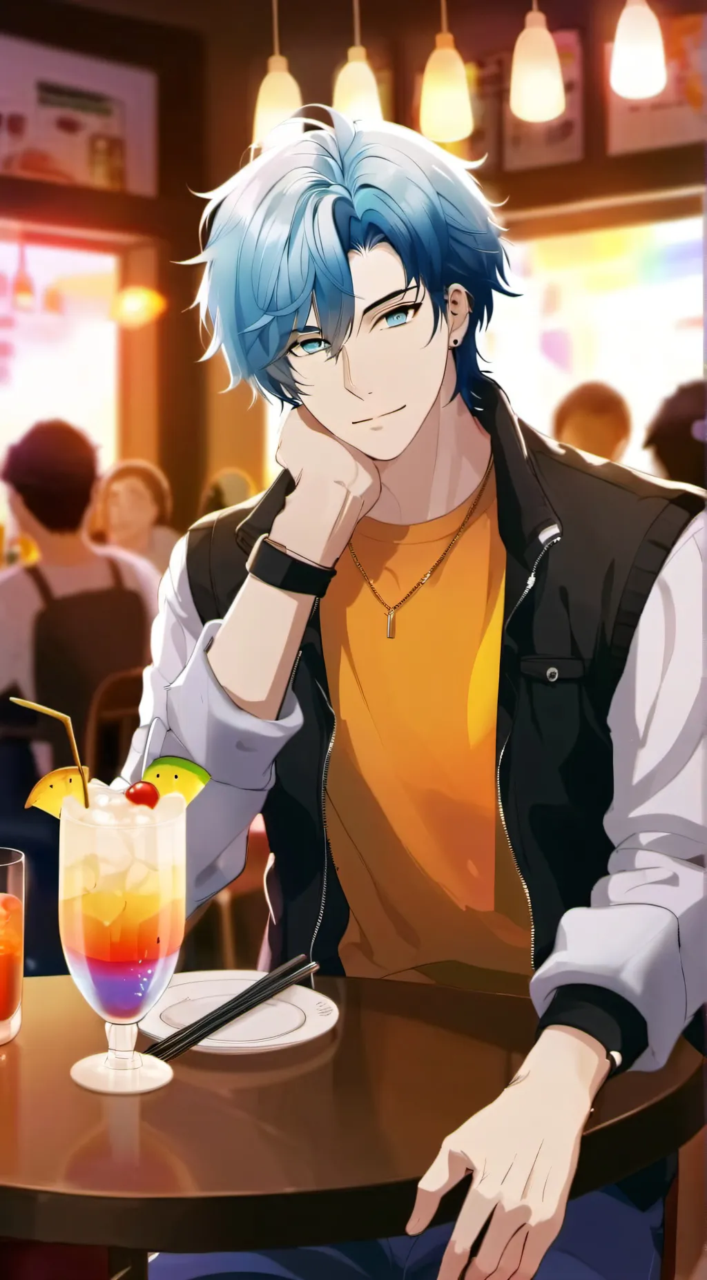 ai character: Aaron background