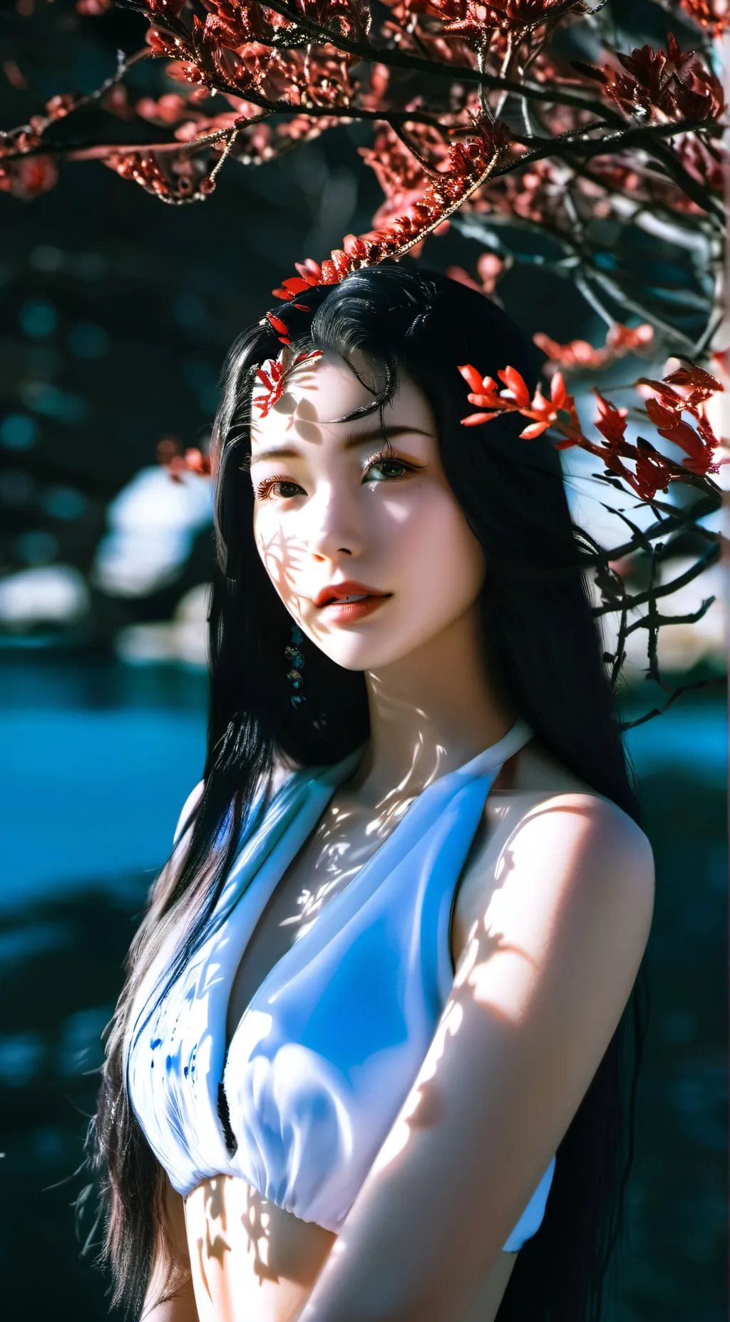 ai character: Luna background