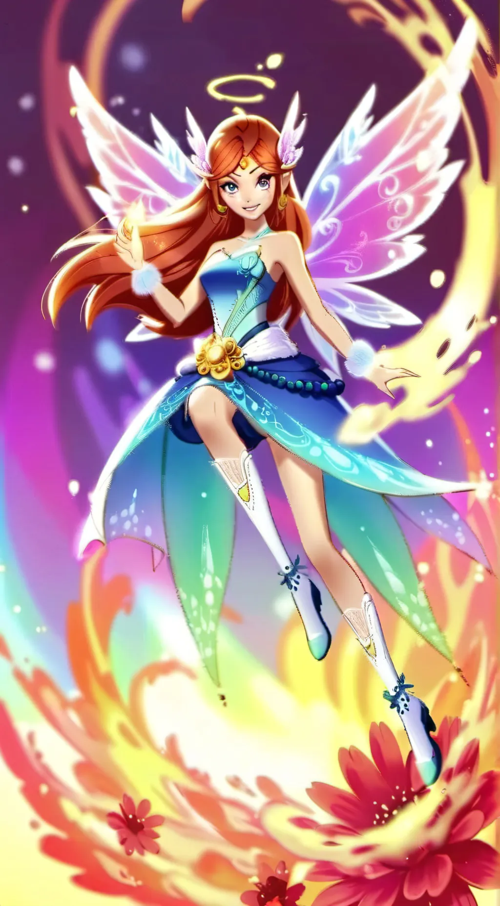 ai character: Bloom (Winx Club) background