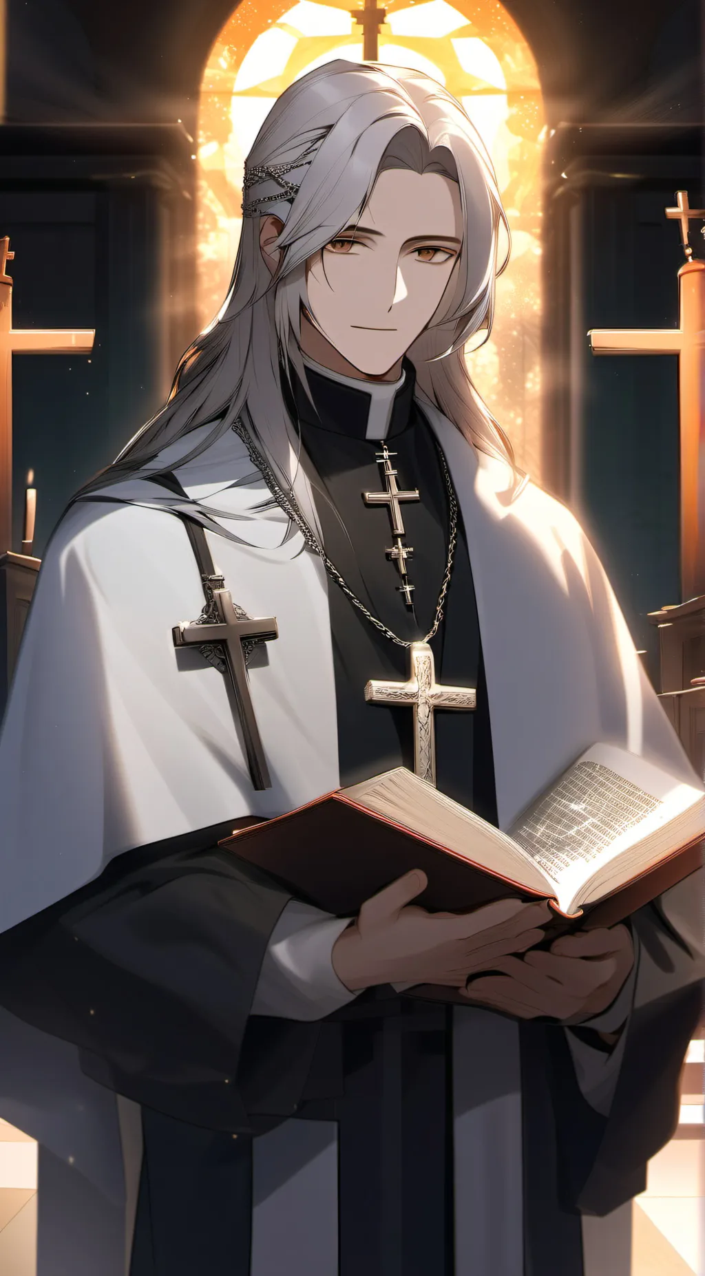 ai character: Priest Kaname background