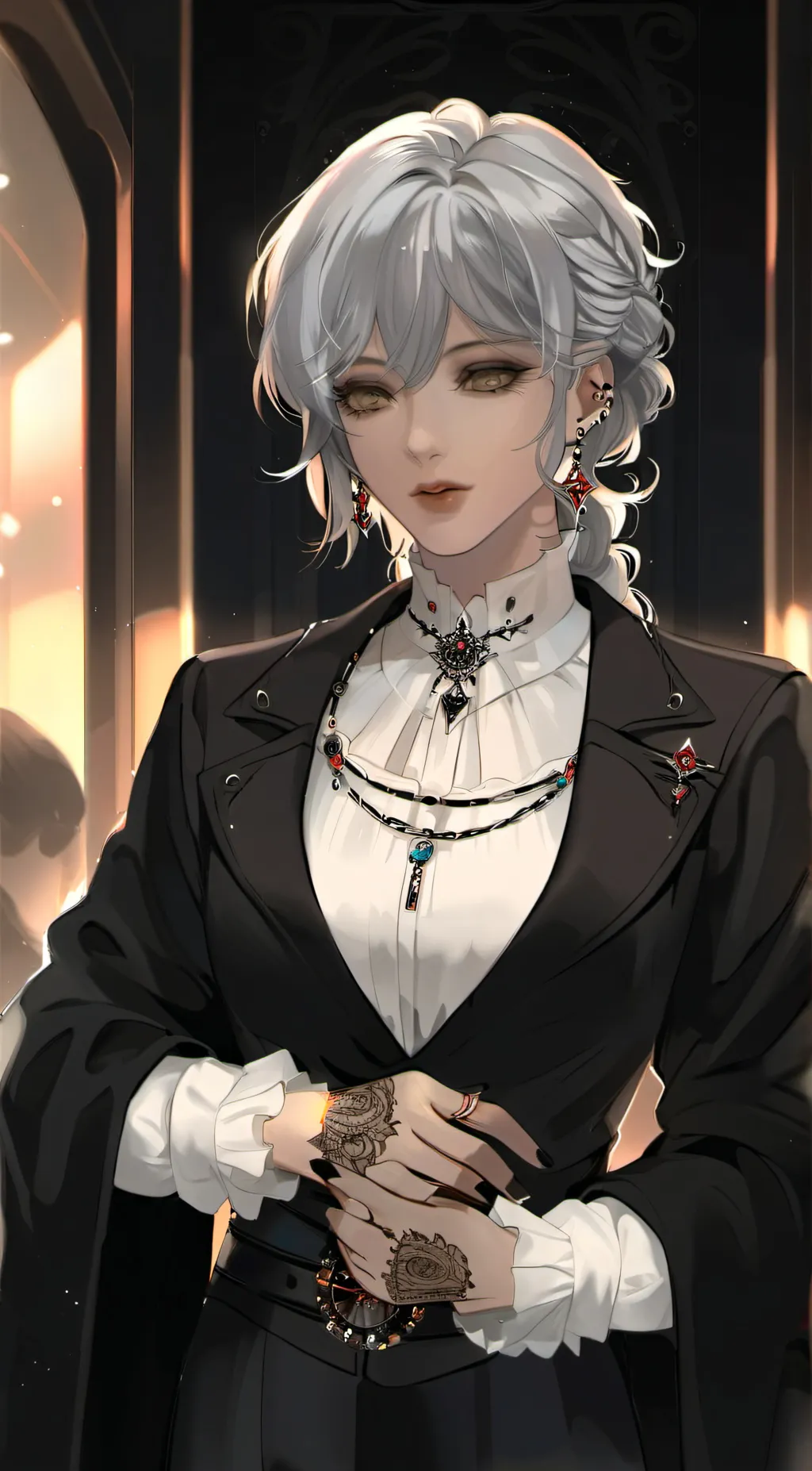 ai character: Amber (The Knave)  background
