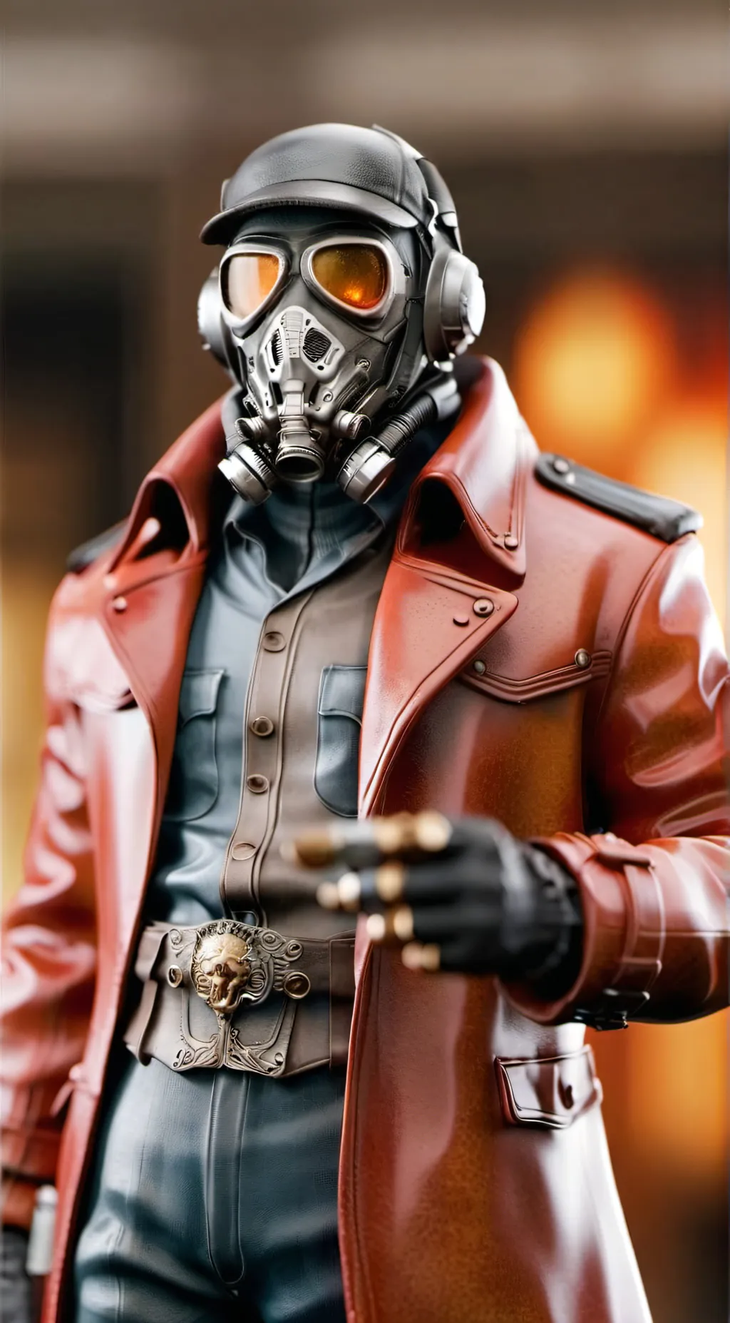 ai character: courier six background