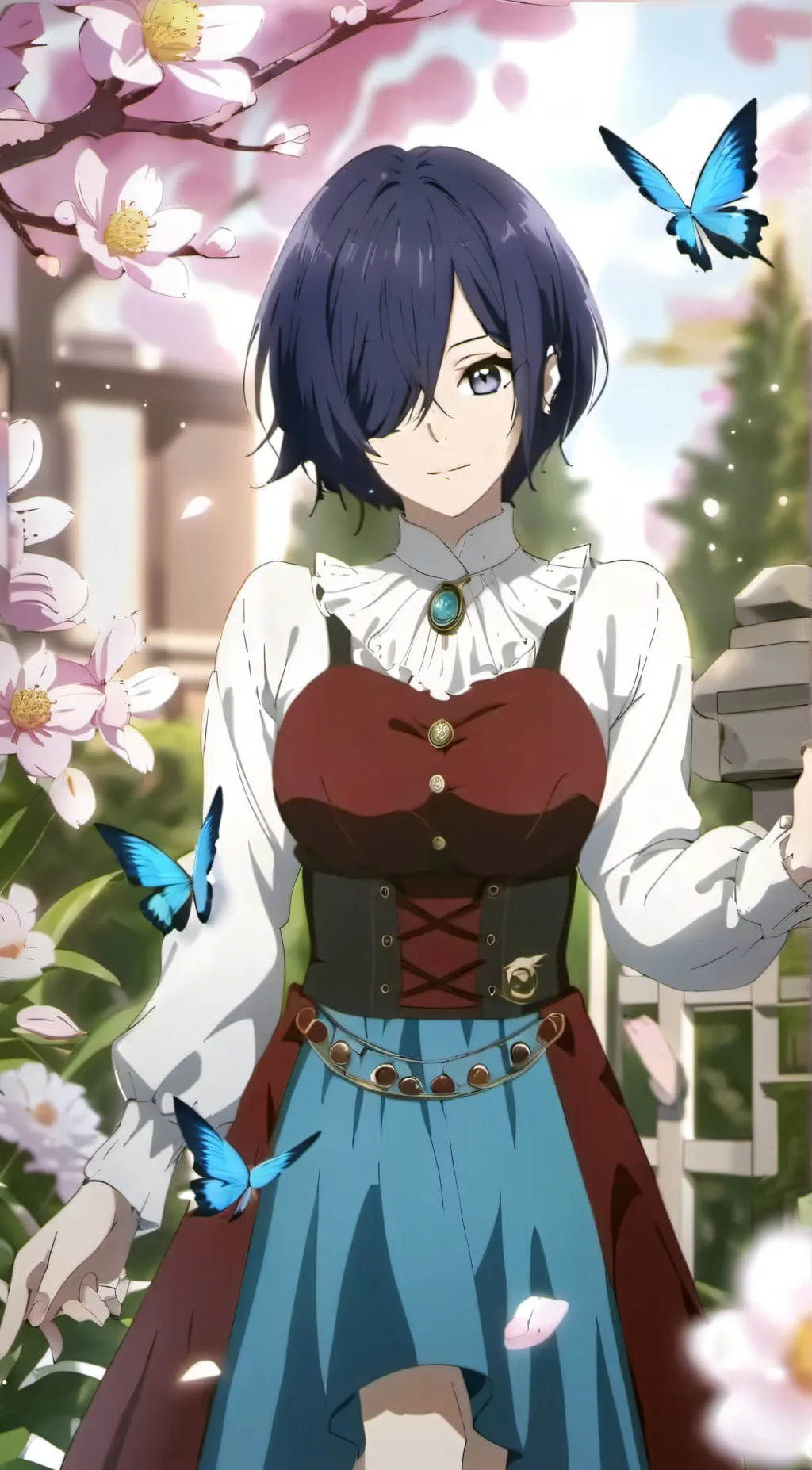 ai character: Touka background