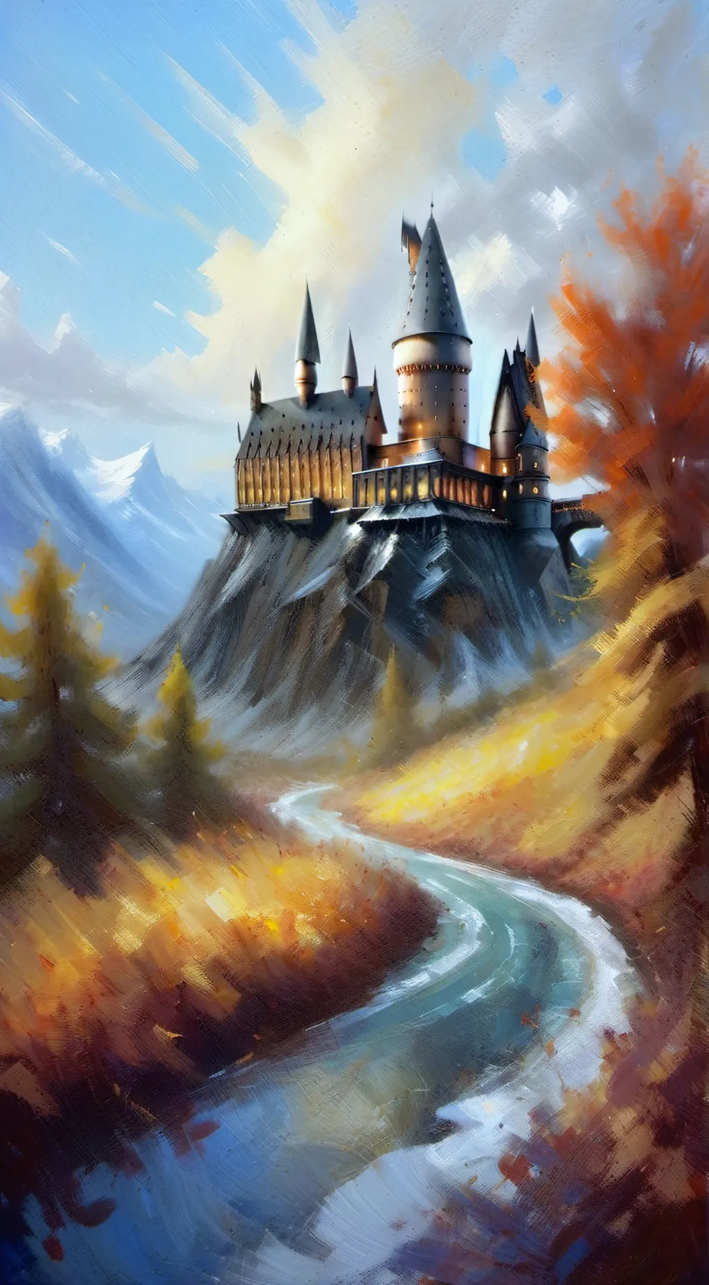 ai character: Hogwarts background