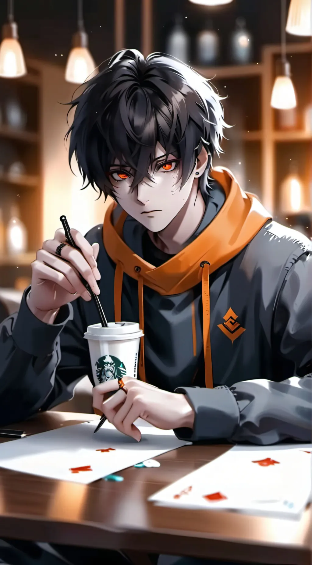 ai character: EVAN background