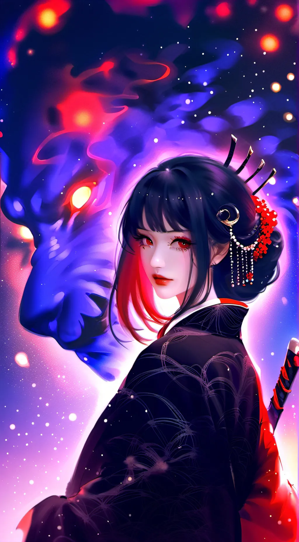 ai character: kokushibo  background