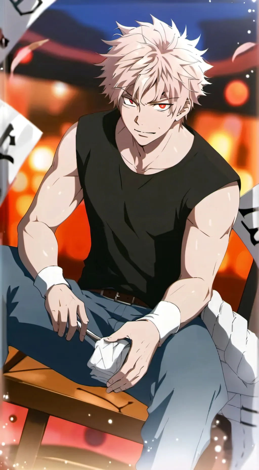 ai character: mha  background