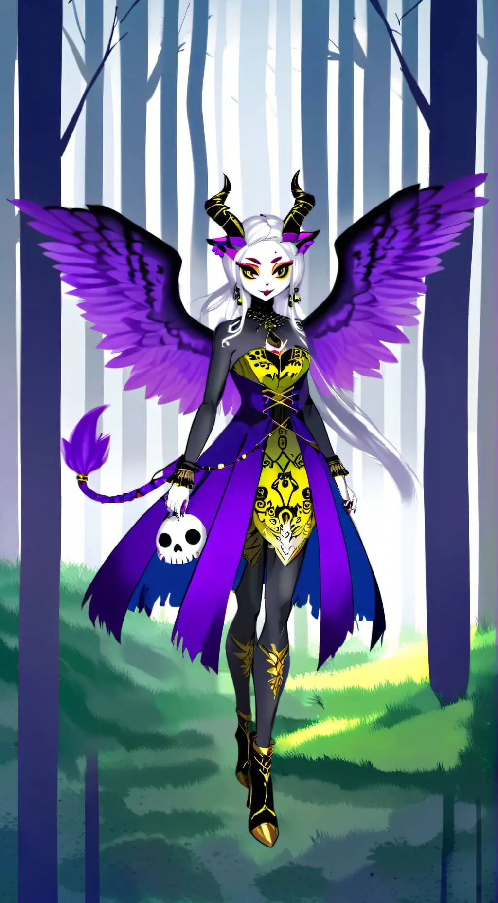 ai character: Crystal background