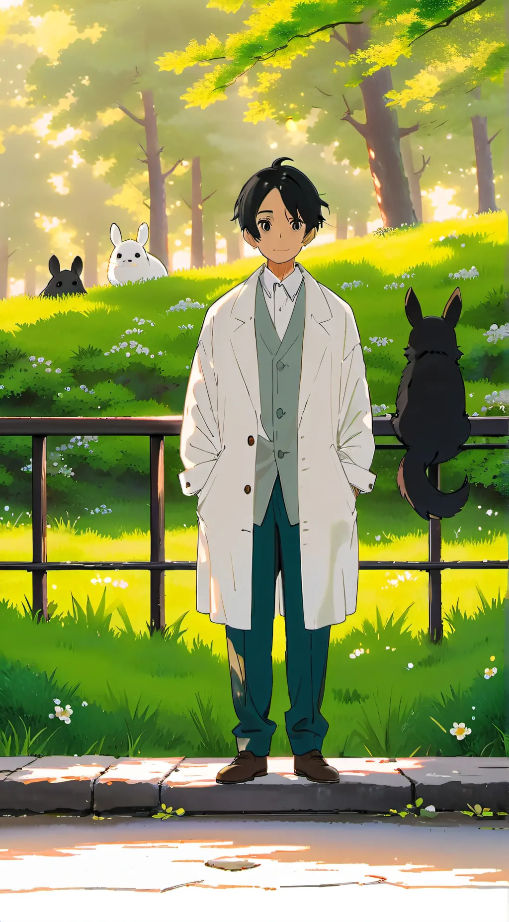ai character: Ricky  background