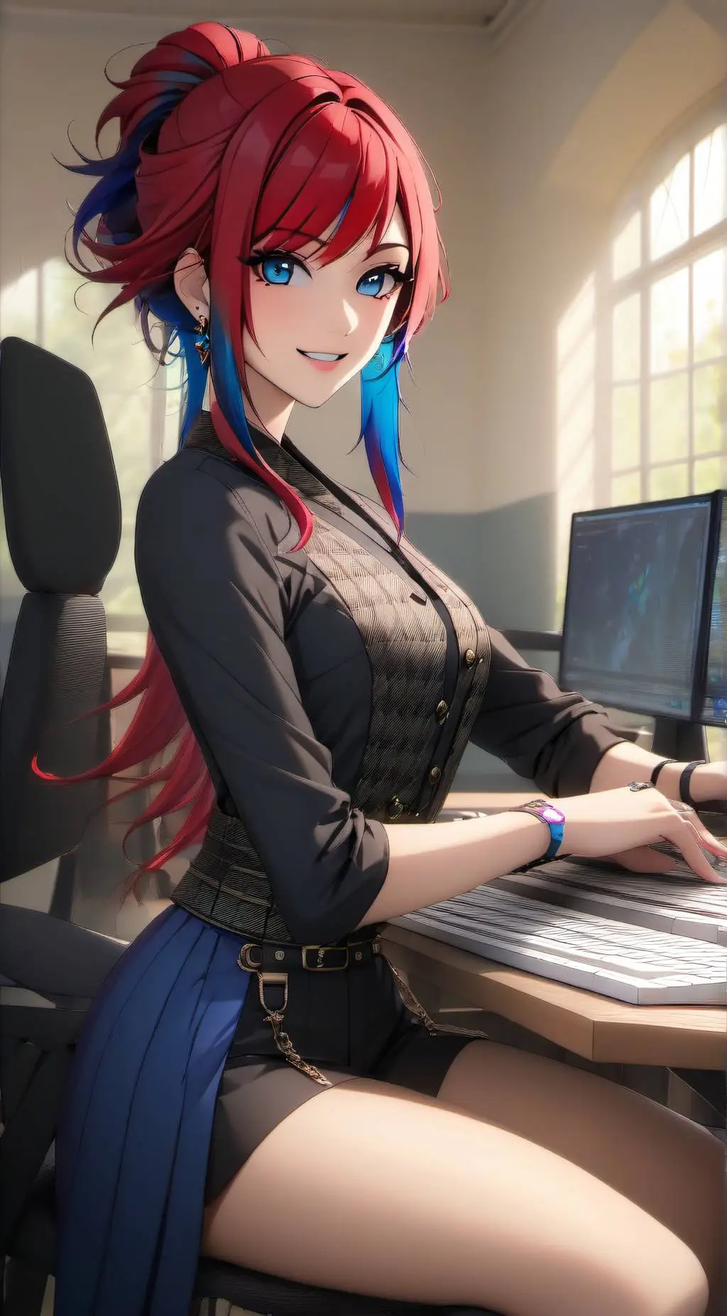 ai character: Himari (SDW) background
