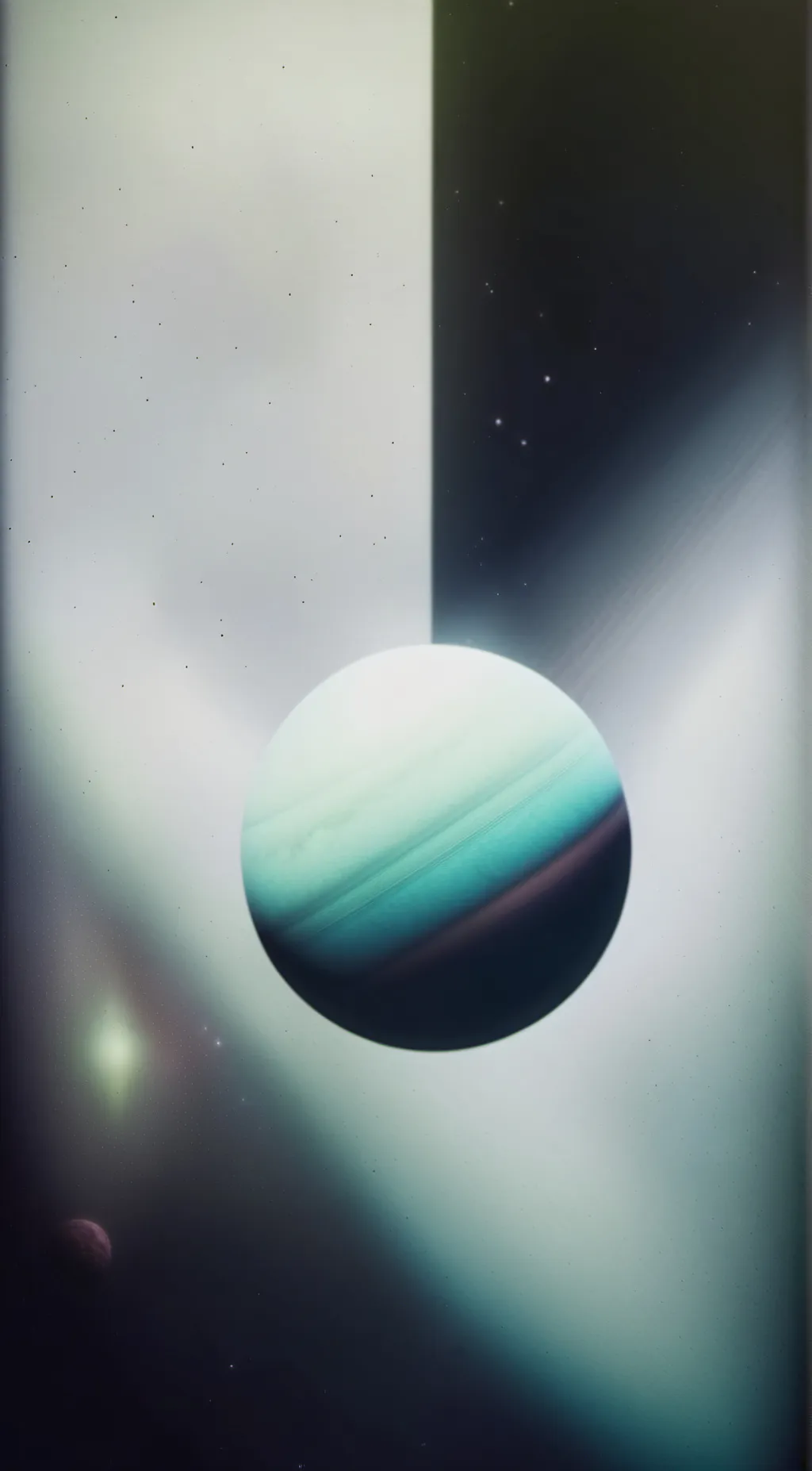ai character: grumpy uranus! background