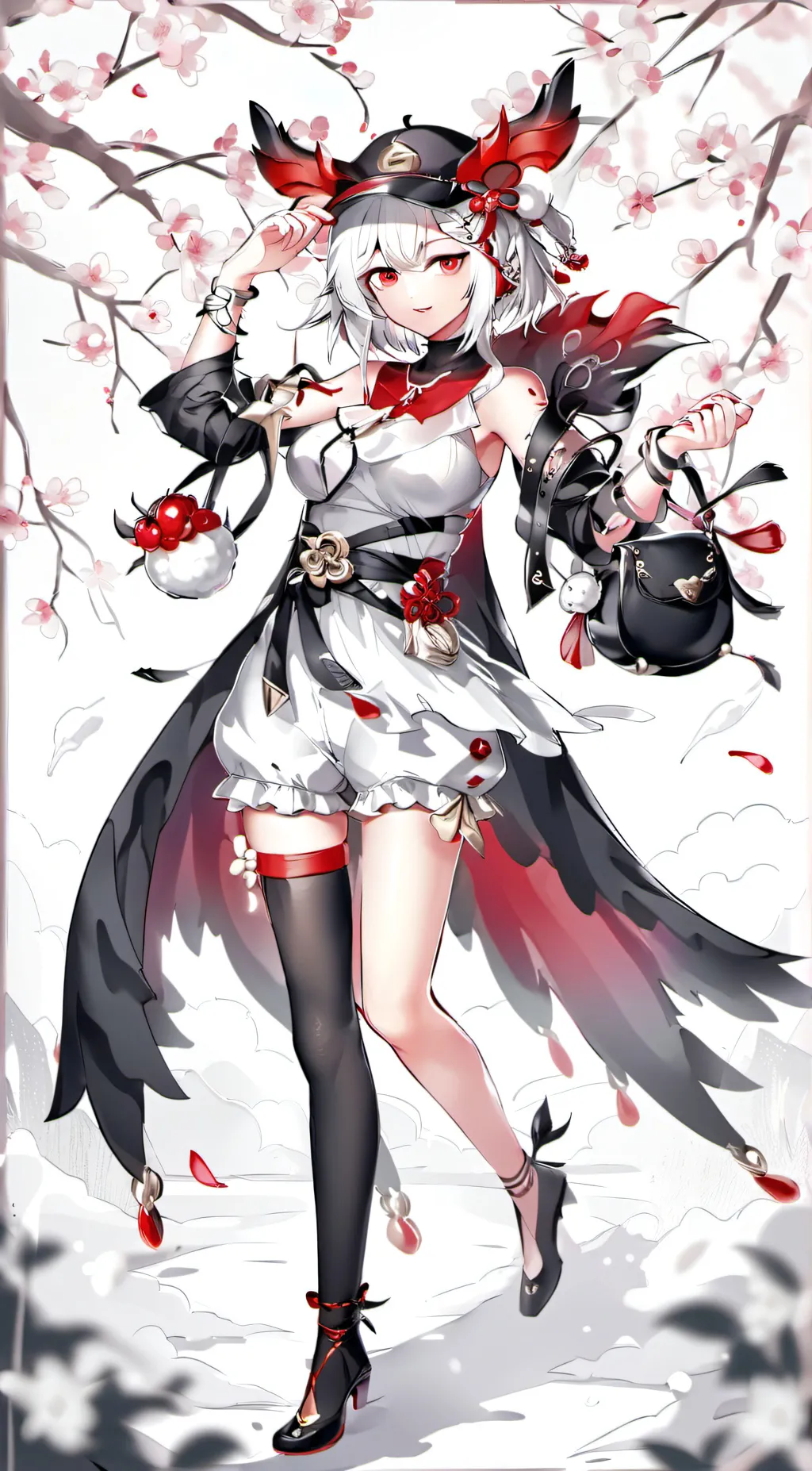 ai character: rose background