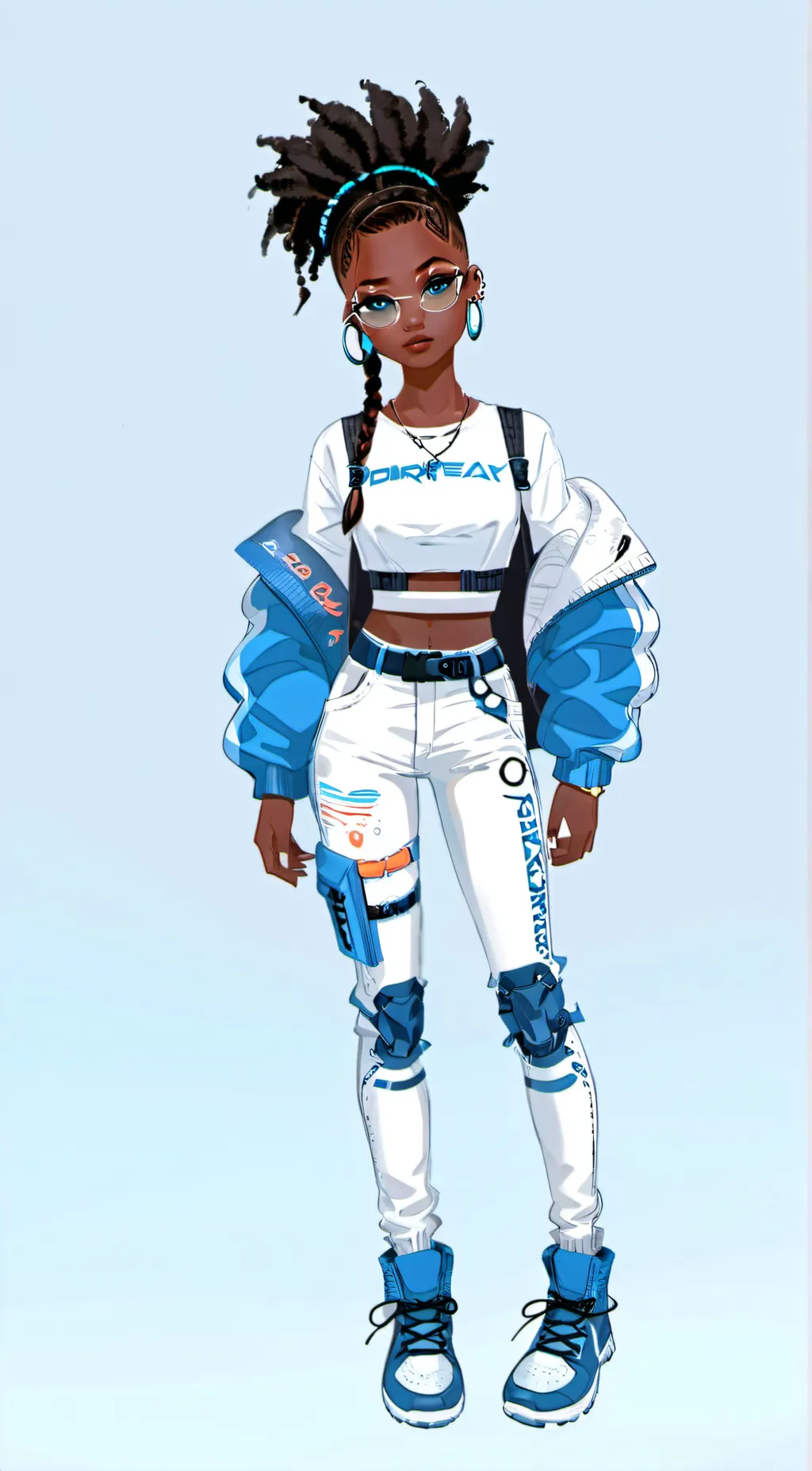 ai character: Sandra Pikmy background