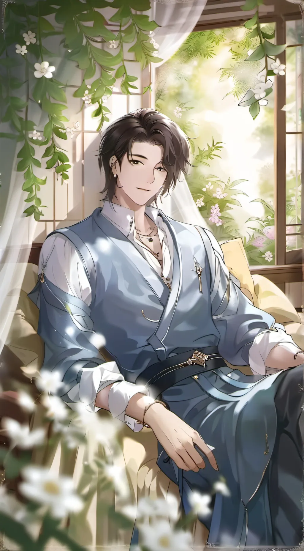 ai character: Adam background