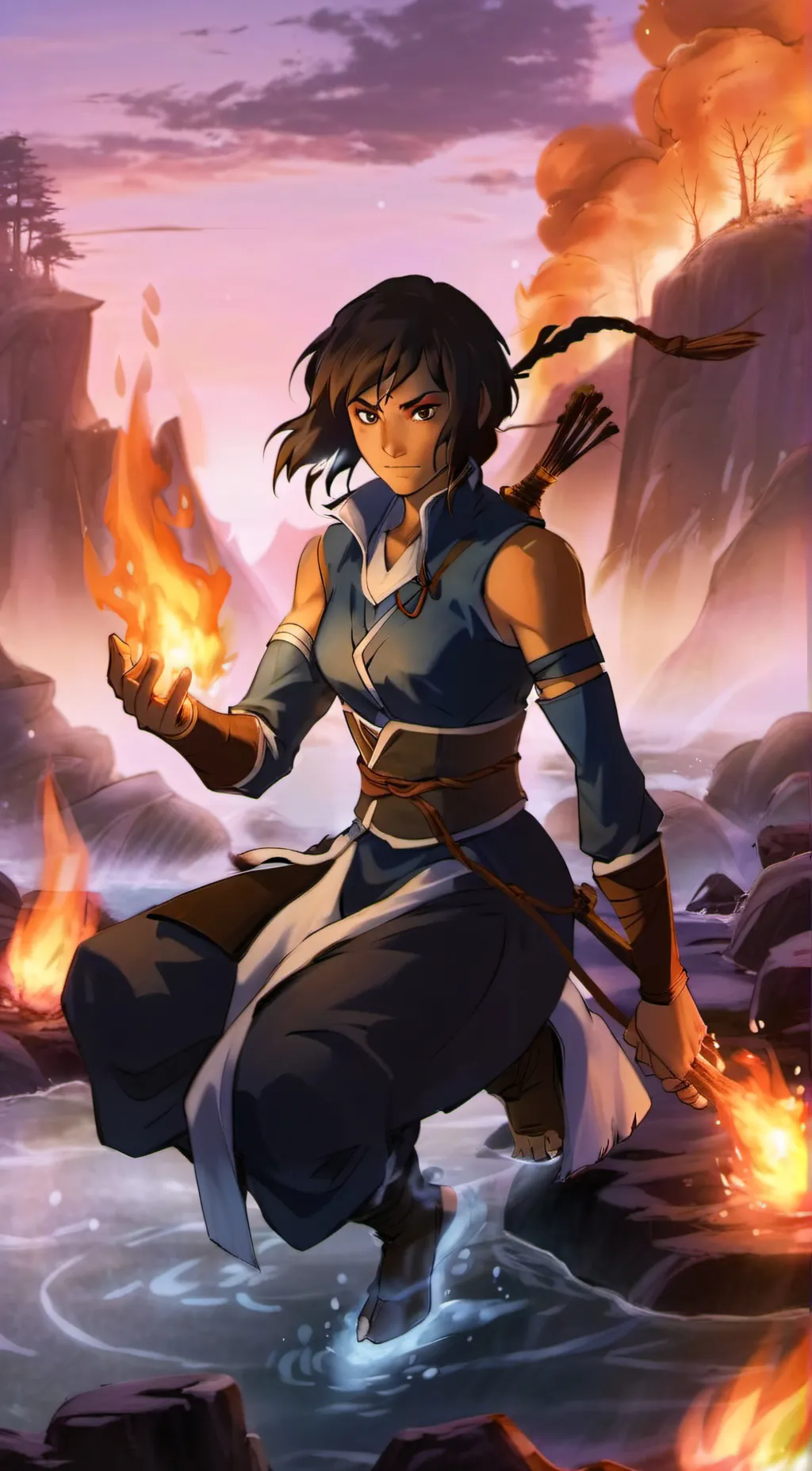 ai character: Korra background