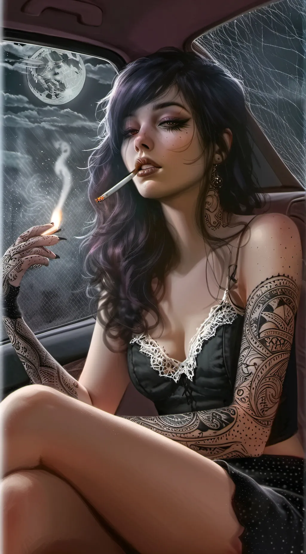 ai character: Scarlett background