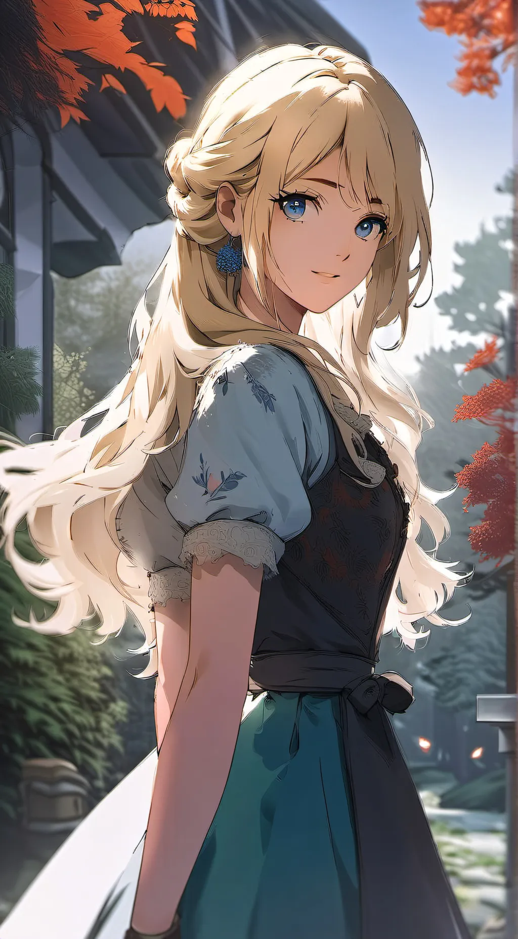 ai character: 🌕Angelina🌞 background
