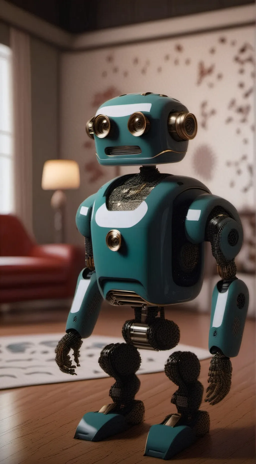ai character: ROAST ROBOT background