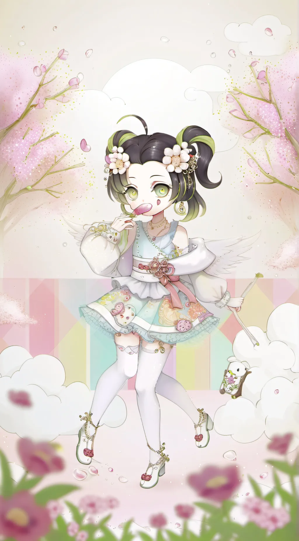 ai character: Tia  background