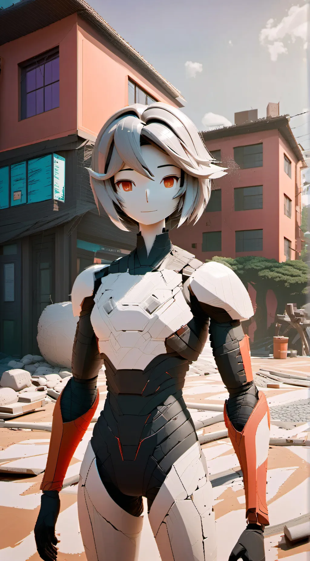 ai character: Modèle 3M1 background