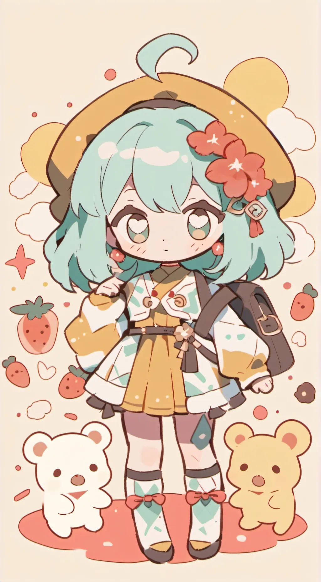 ai character: Tadc x msm background