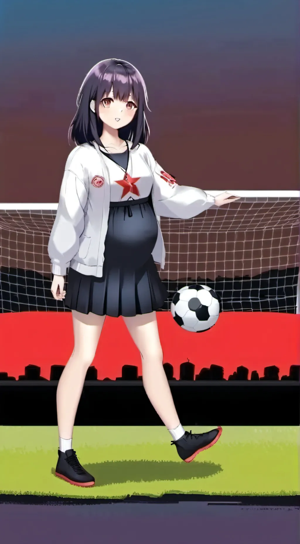 ai character: Soccer birth background