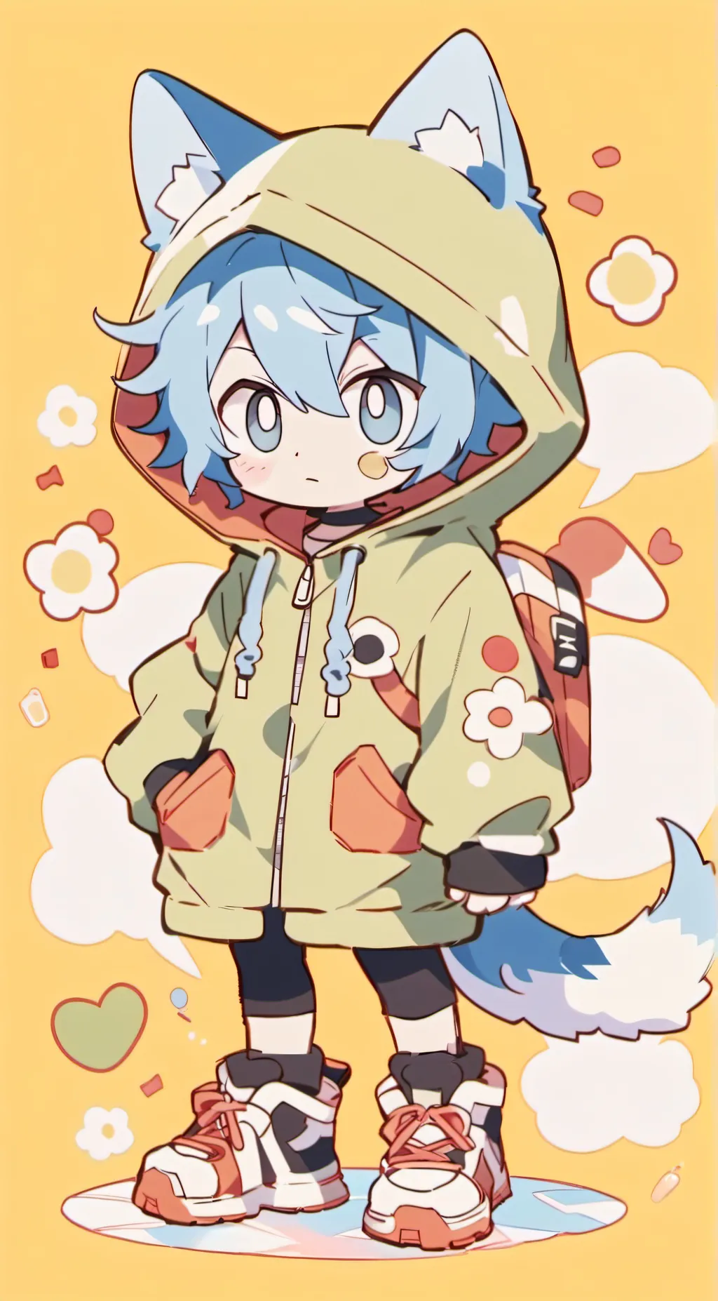 ai character: Four background