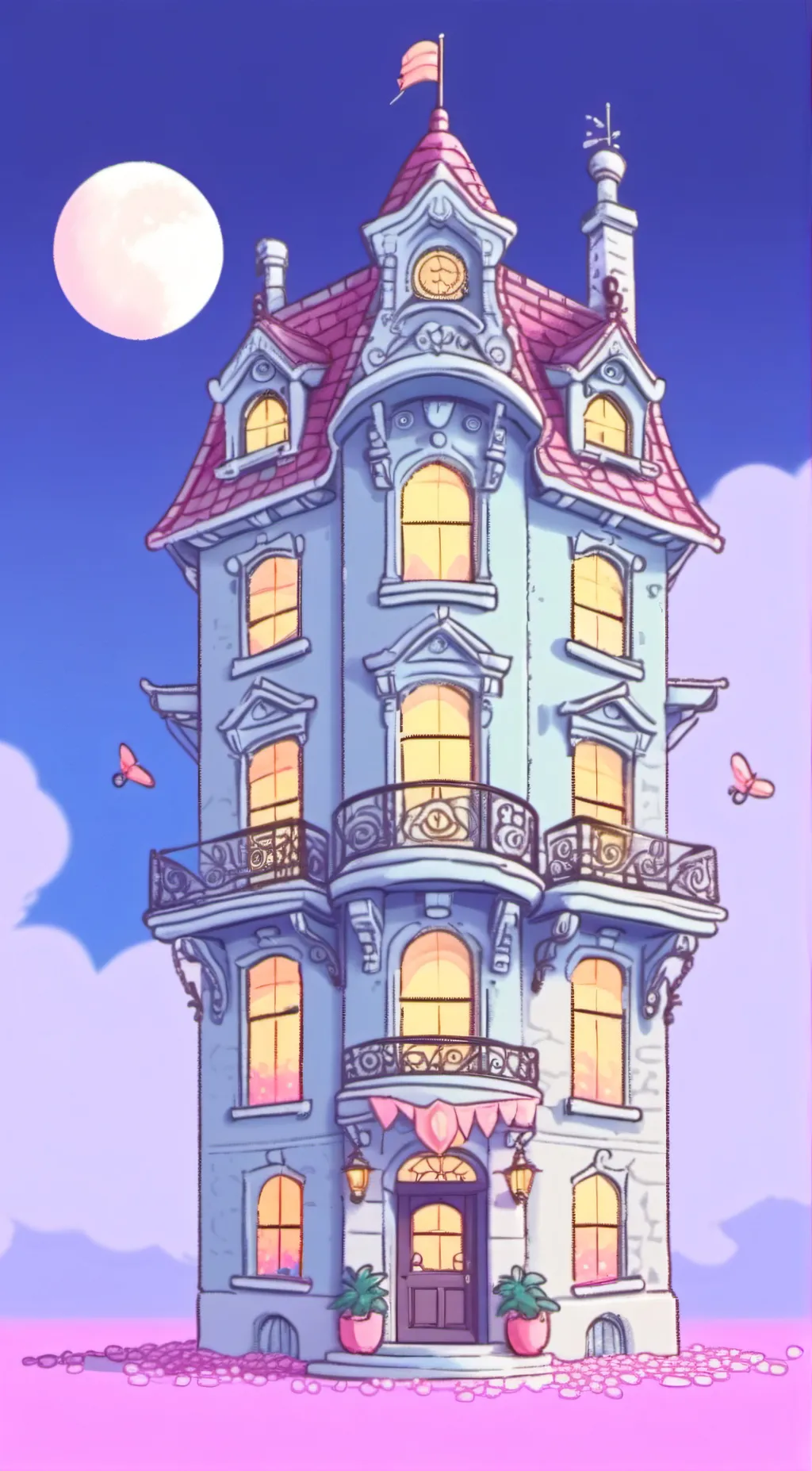 ai character: hazbin background