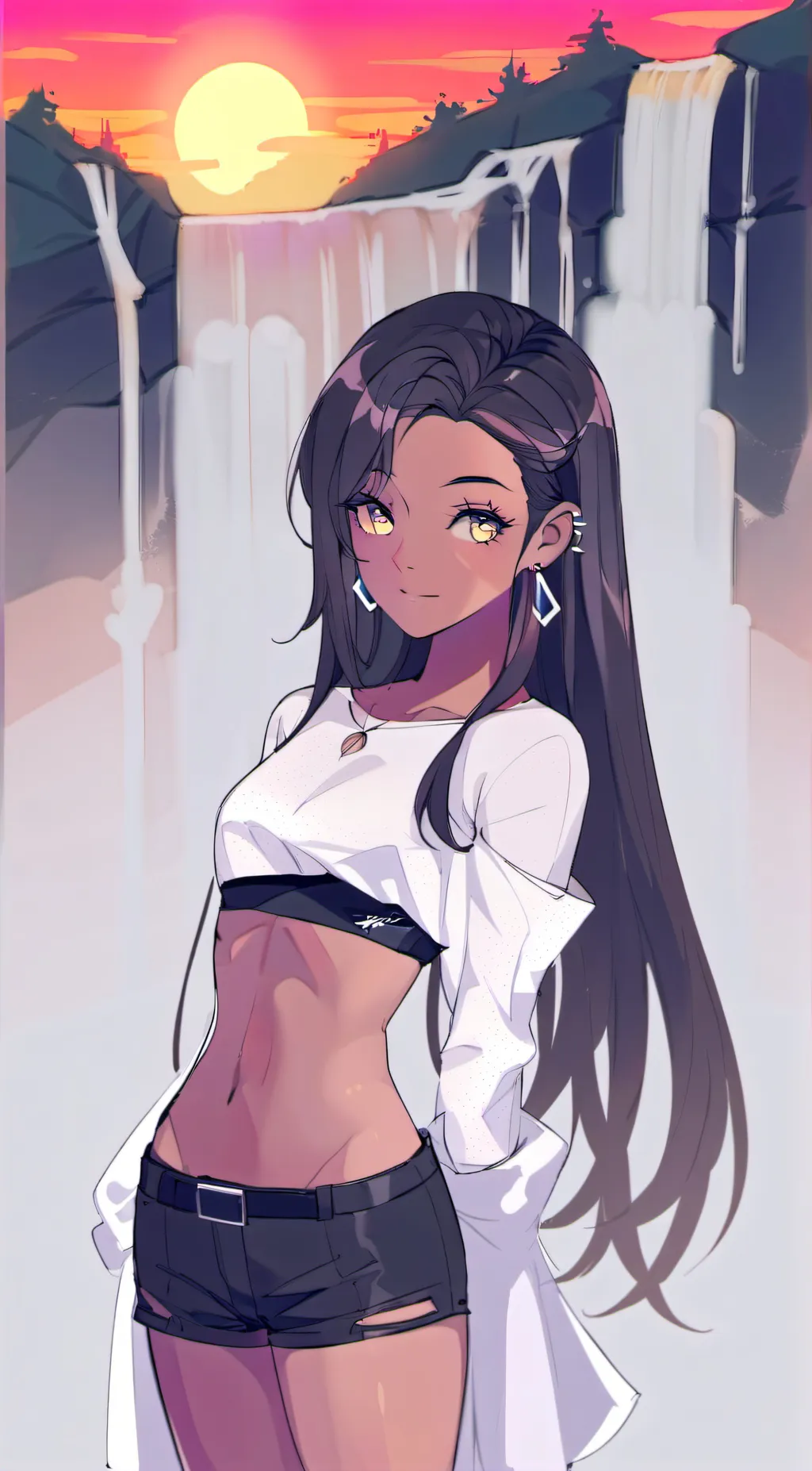 ai character: Ayana  background