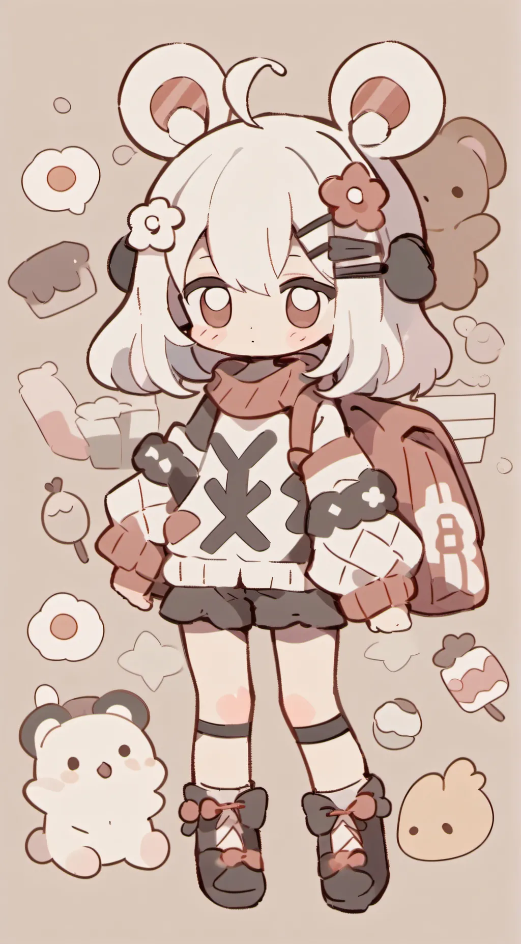 ai character: H background