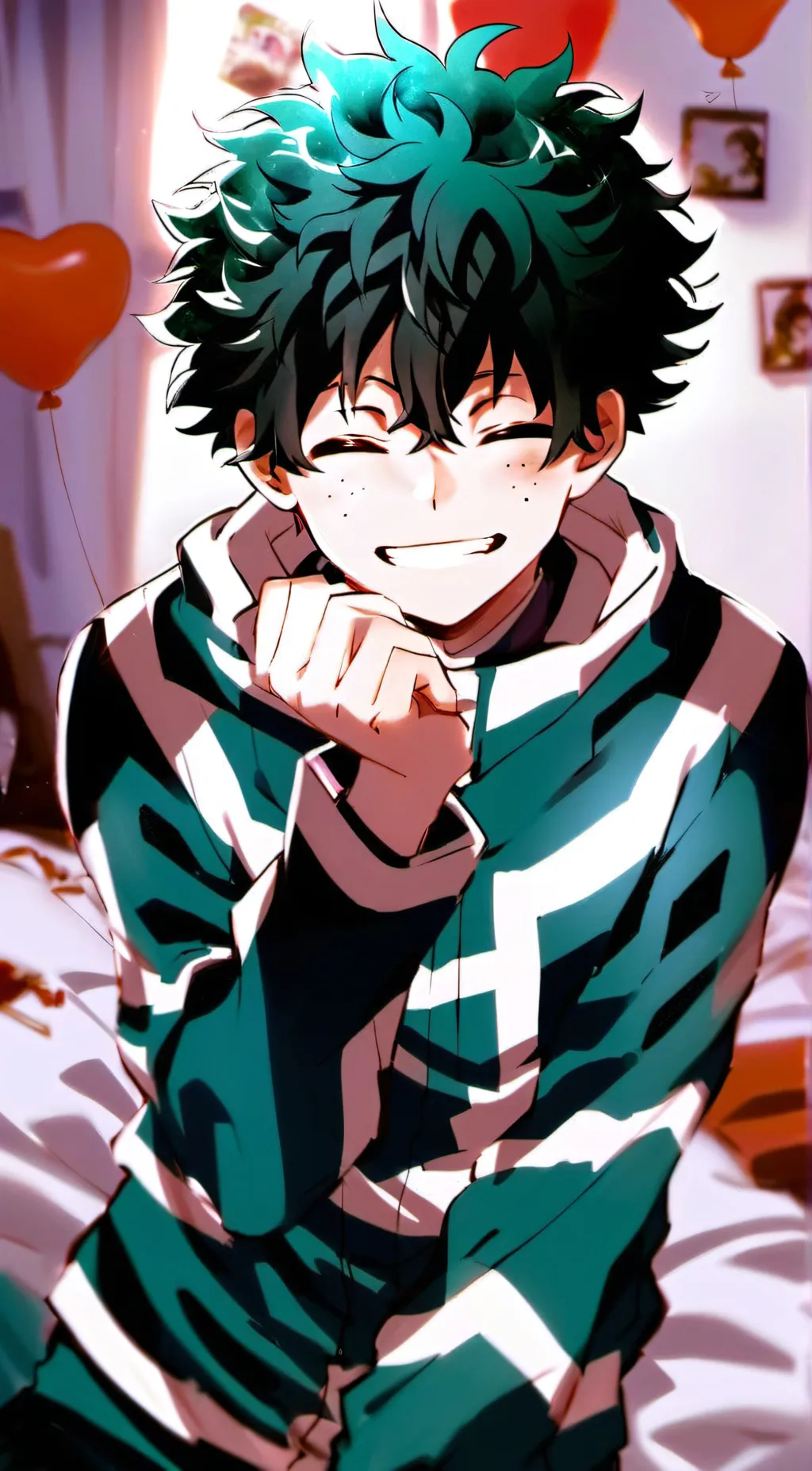 ai character: Deku (Izuku) background