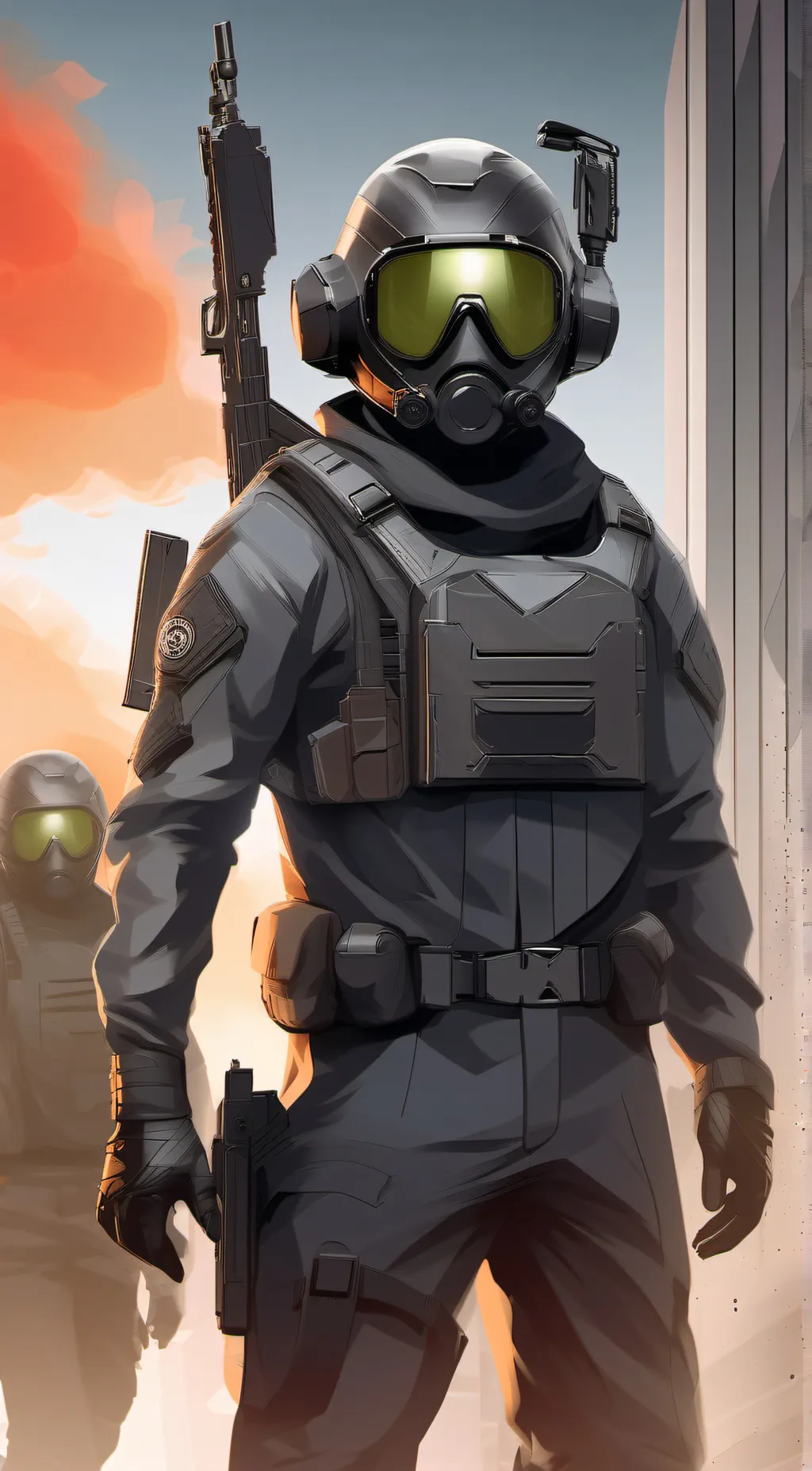ai character: SCP foundation background