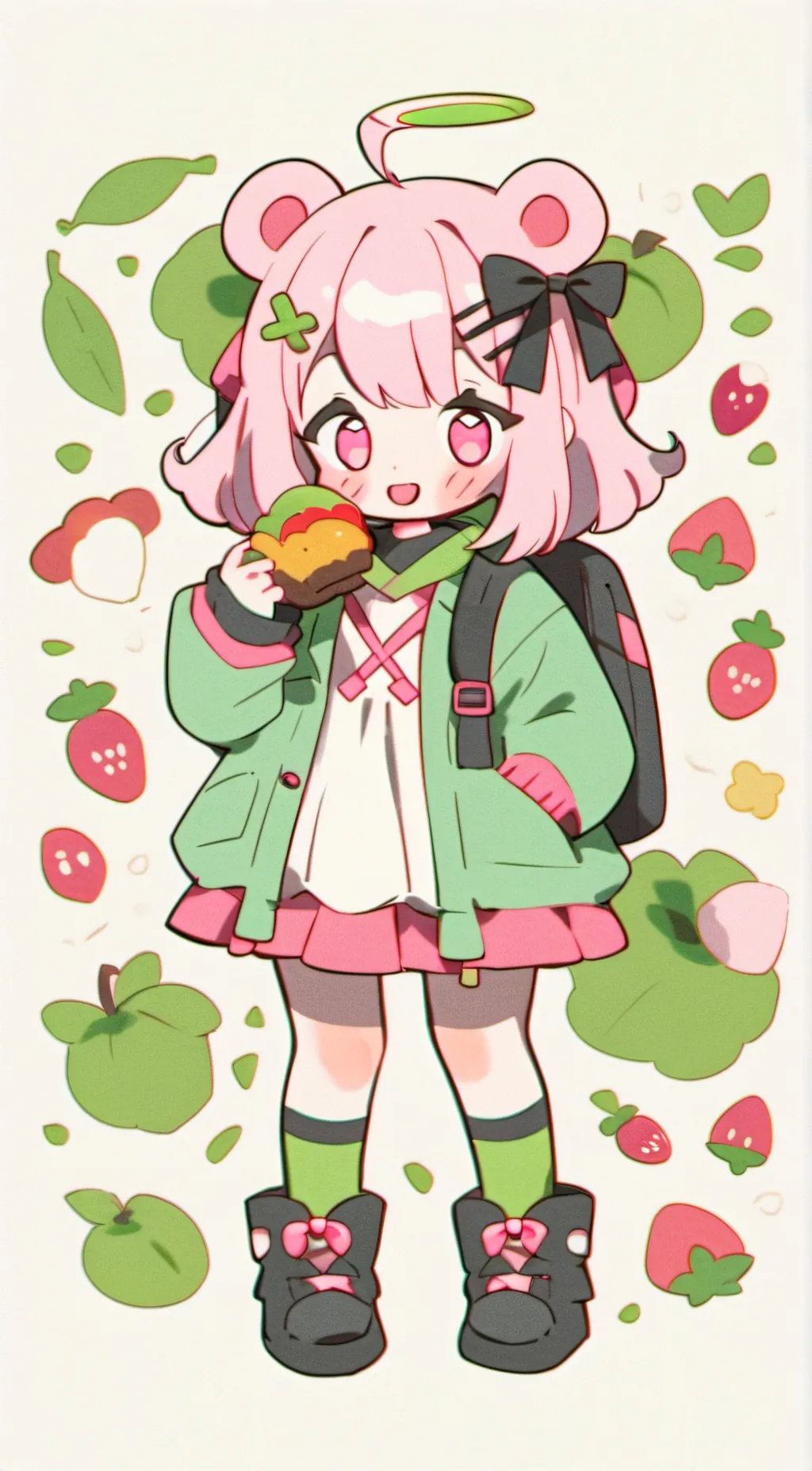 ai character: Picky piggy background