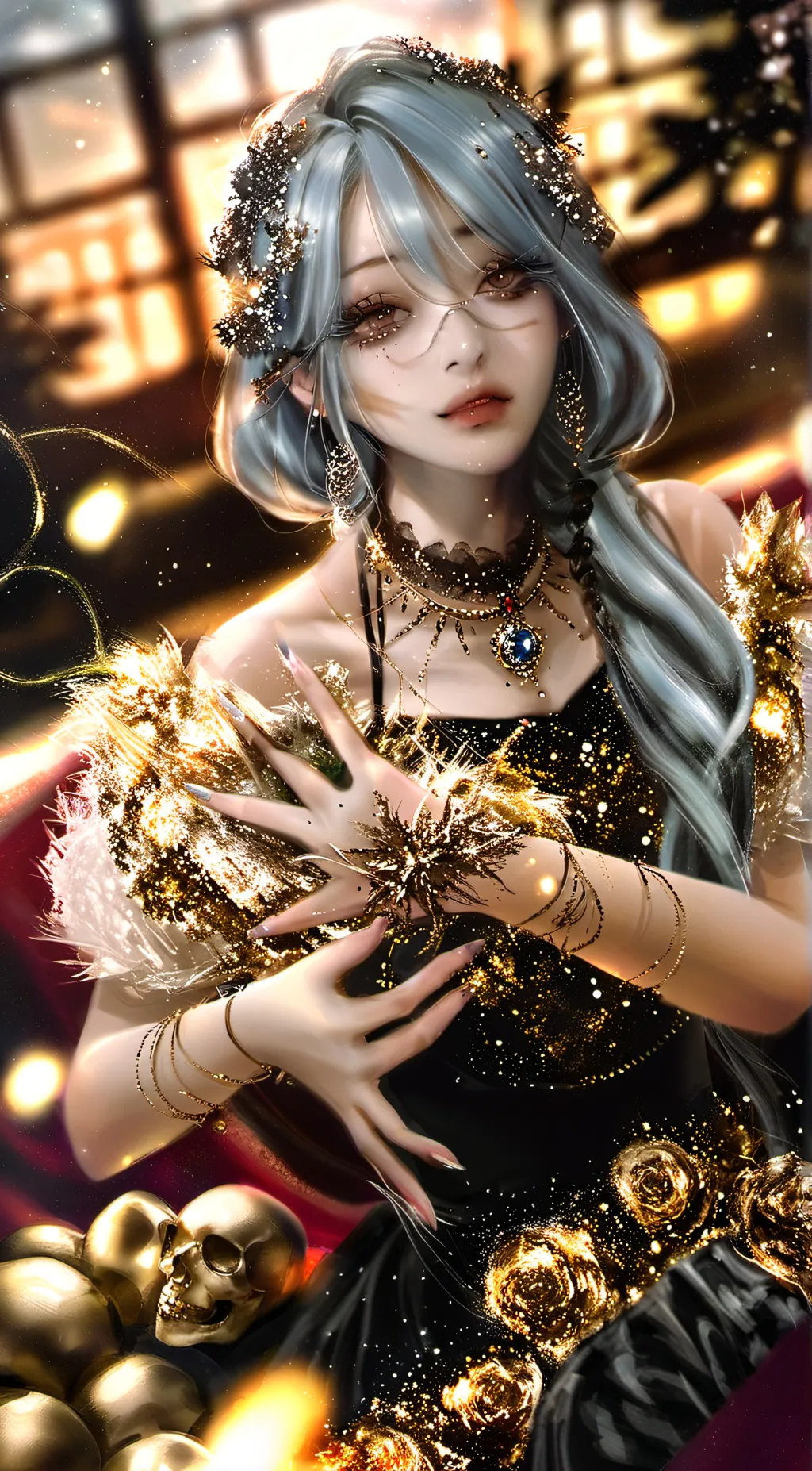 ai character: Queen Sarah.. background