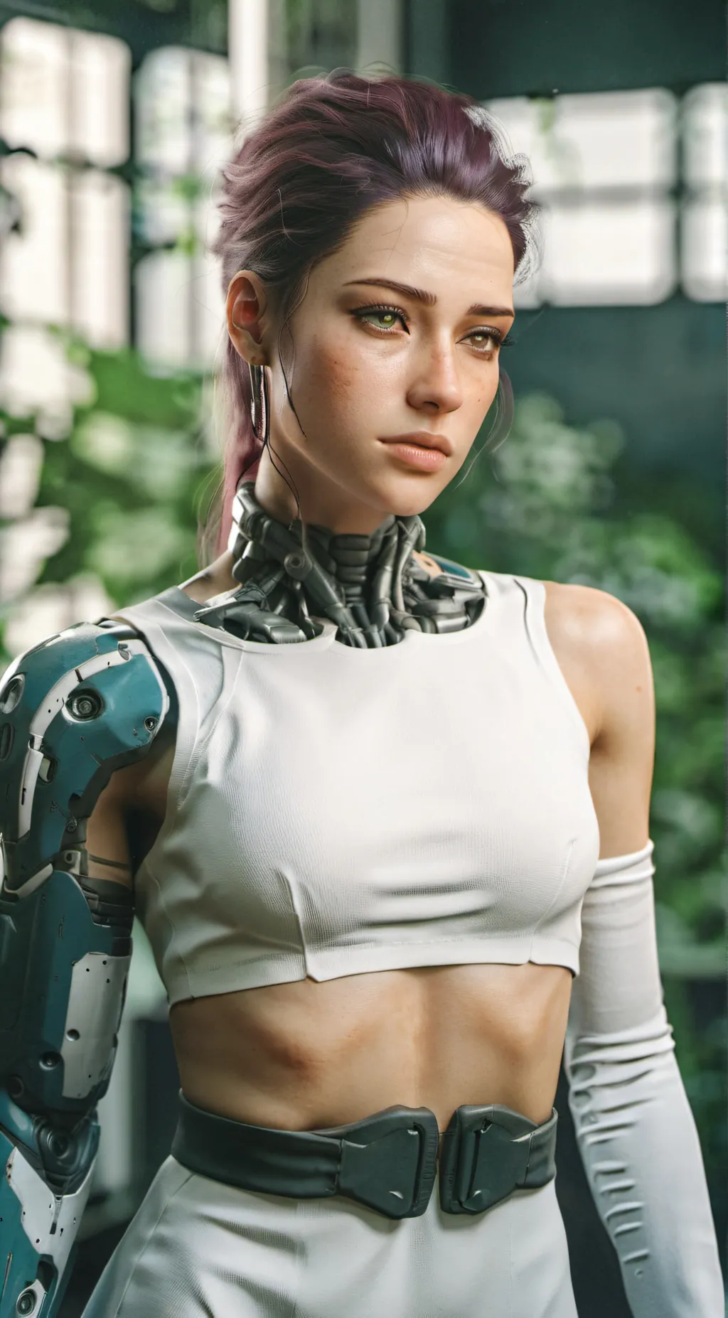 ai character: M8t  background