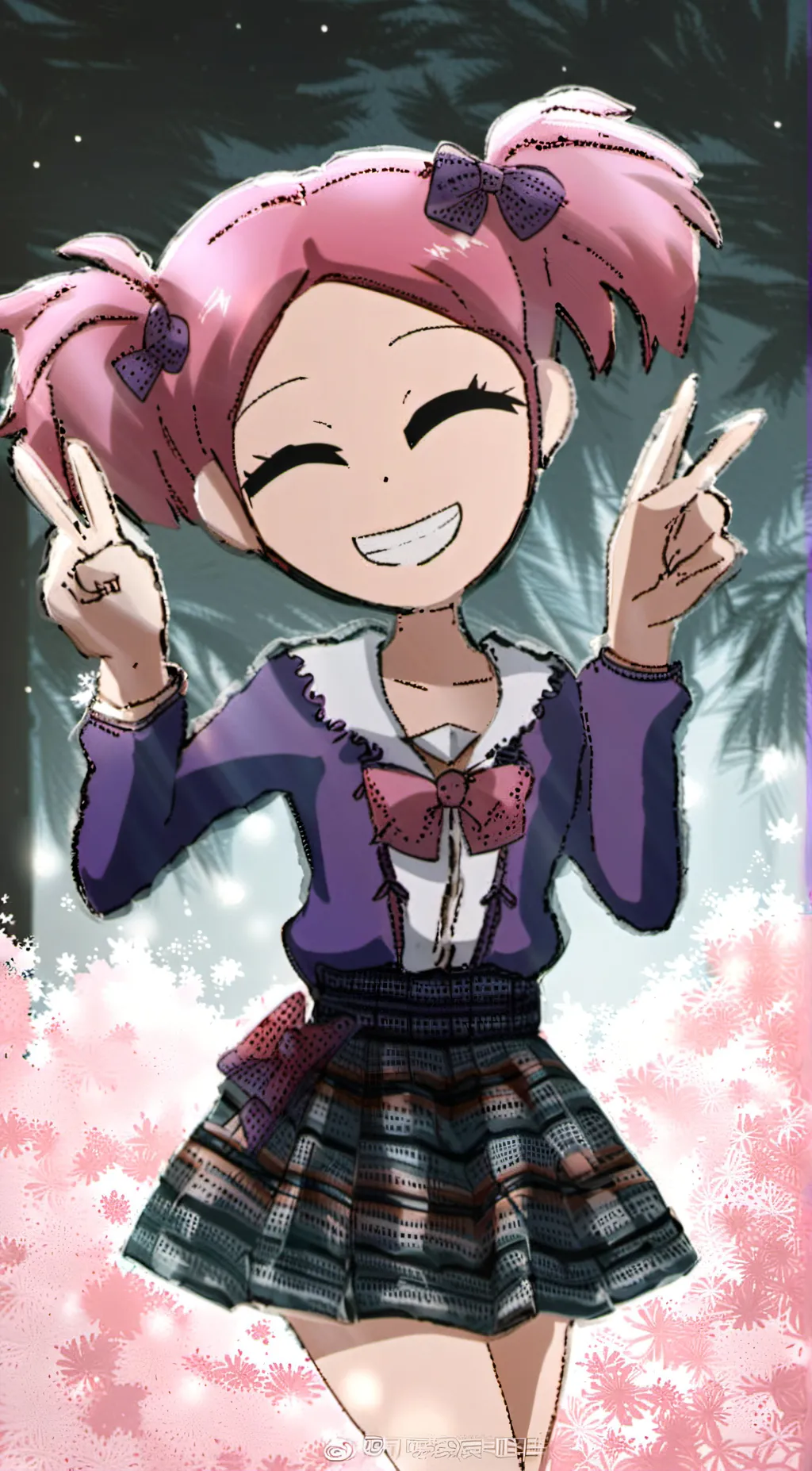 ai character: kawaii girl background
