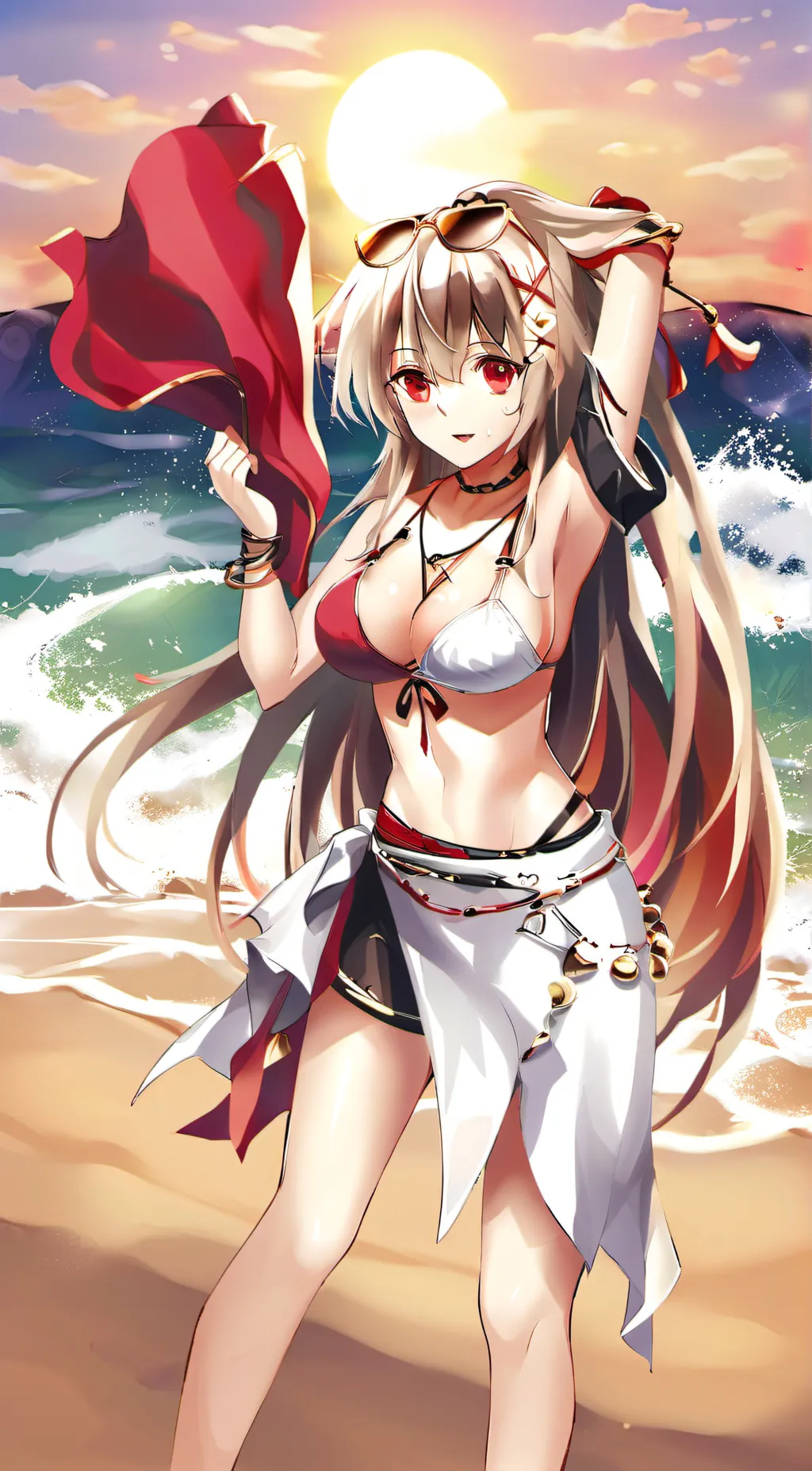 ai character: Silica Dakimakura background