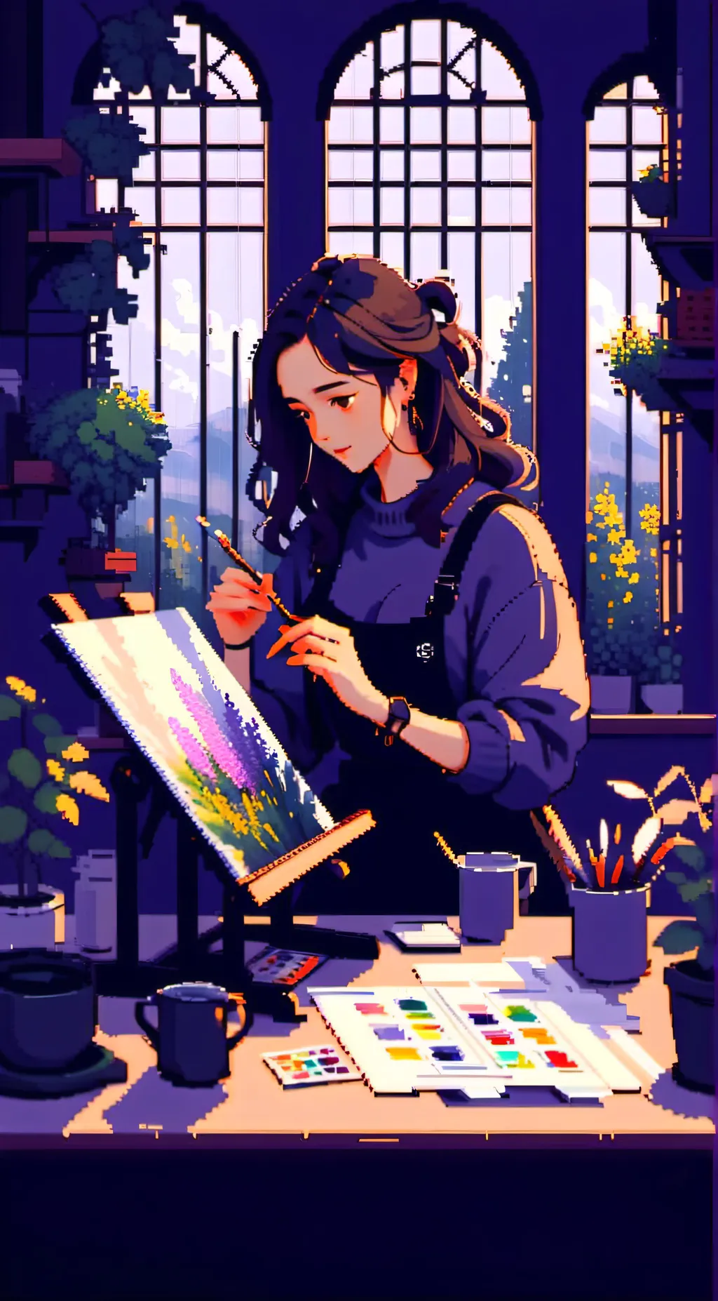 ai character: Sarah background
