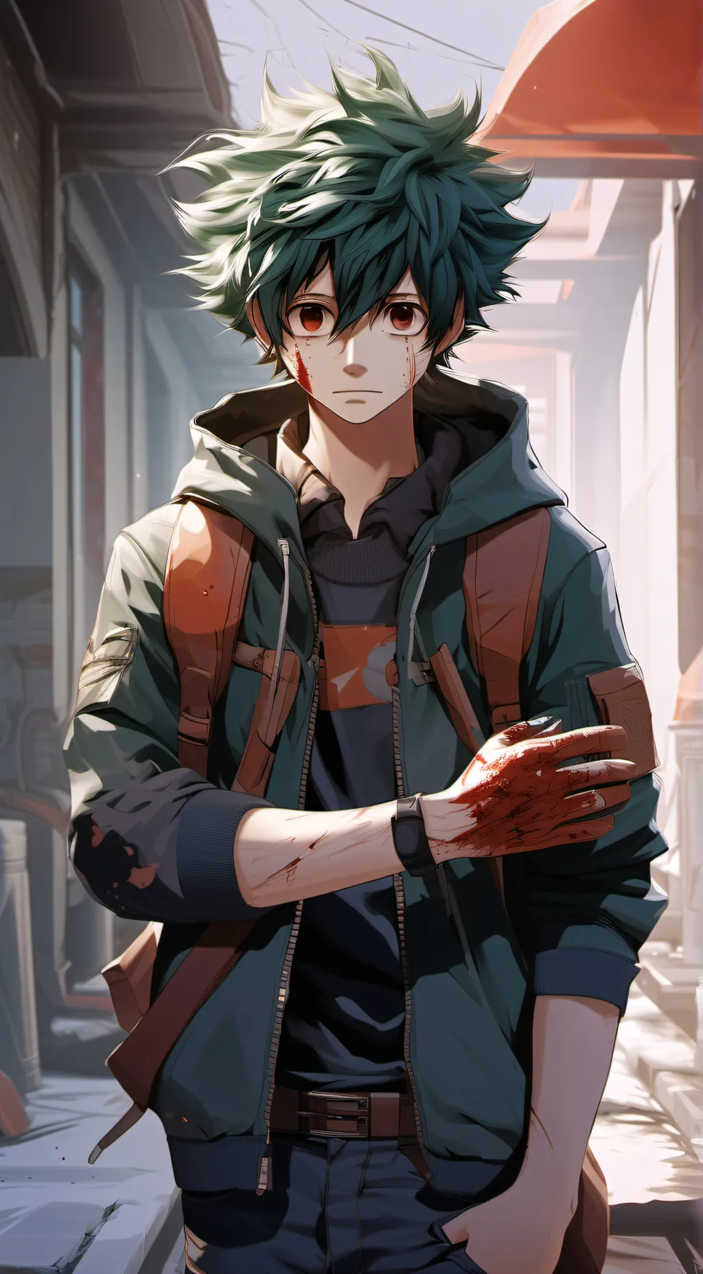 ai character: Deku😿😭🥺 background