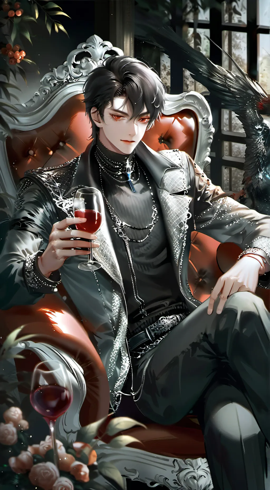 ai character: Damien background