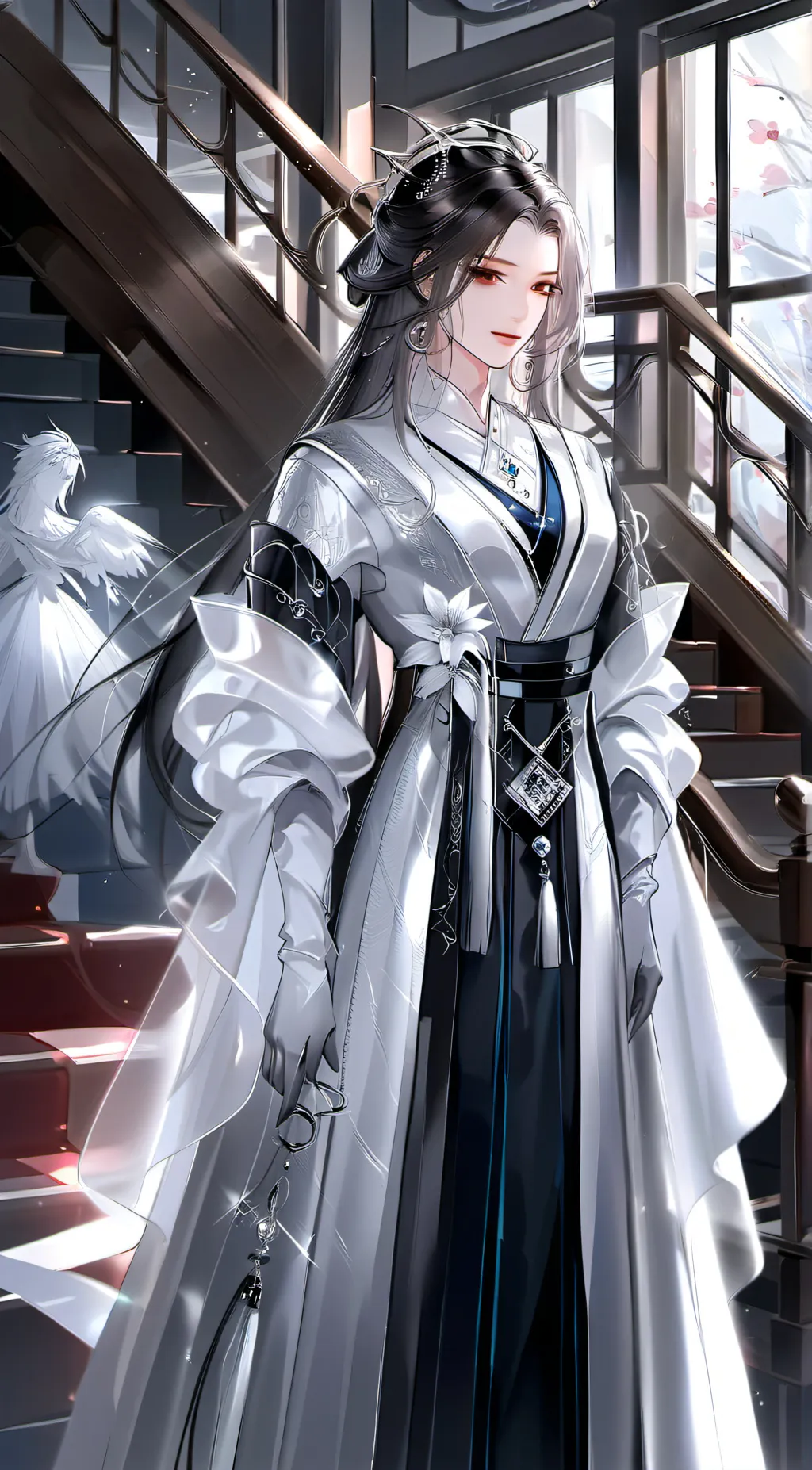 ai character: White background